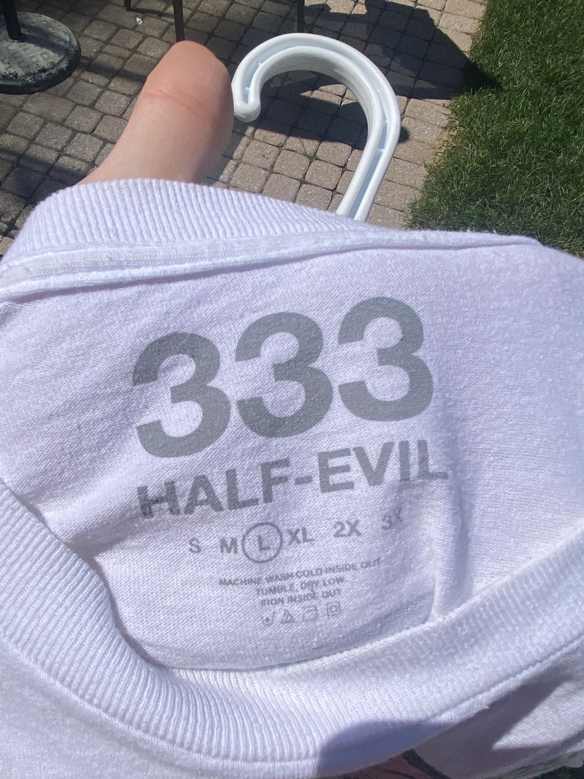 Designer × Half Evil Half Evil Skeleton T shirt Size US L / EU 52-54 / 3 - 4 Thumbnail