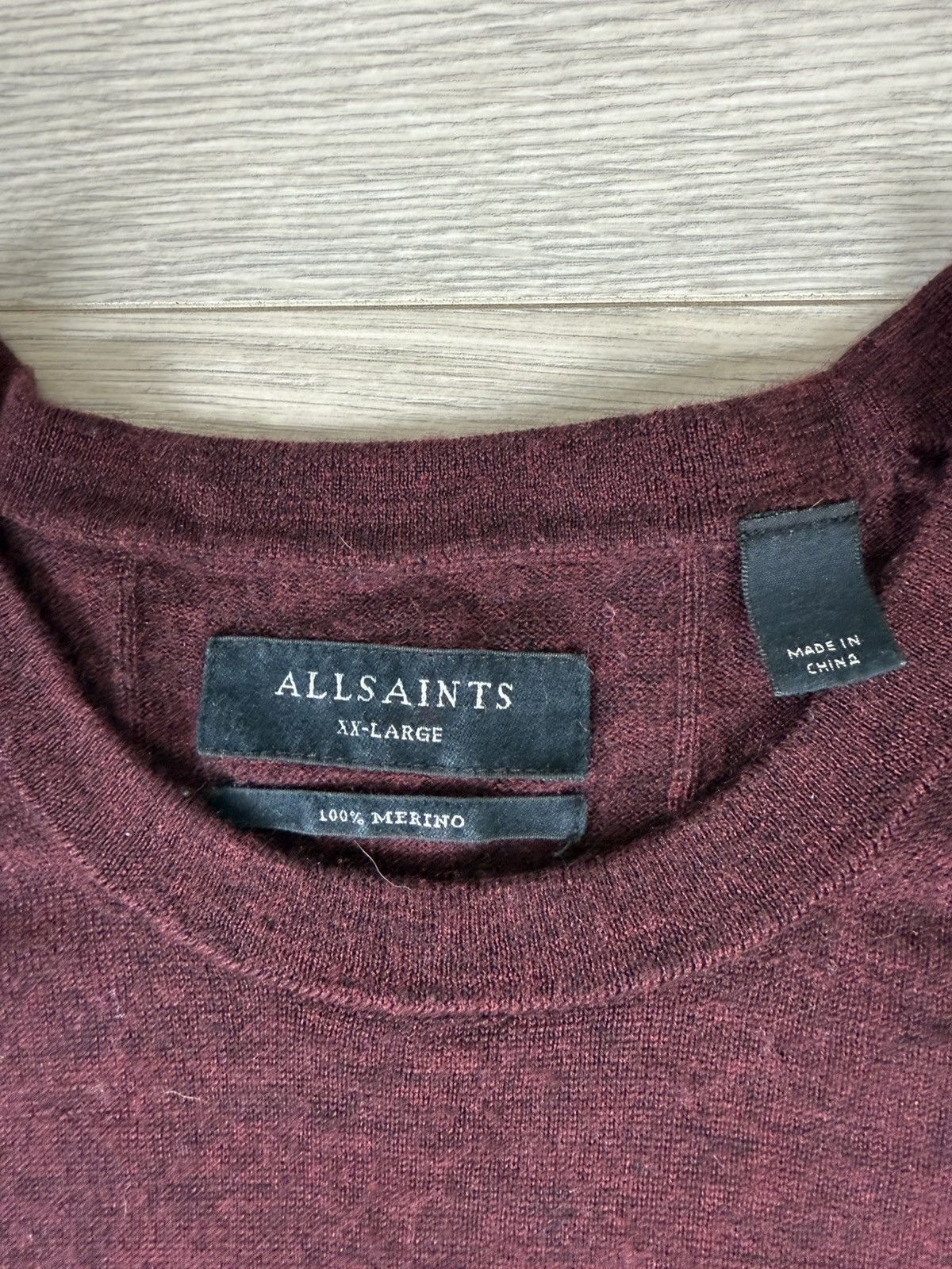 Allsaints All Saints Merino Wool Jumper Size US XXL / EU 58 / 5 - 5 Thumbnail