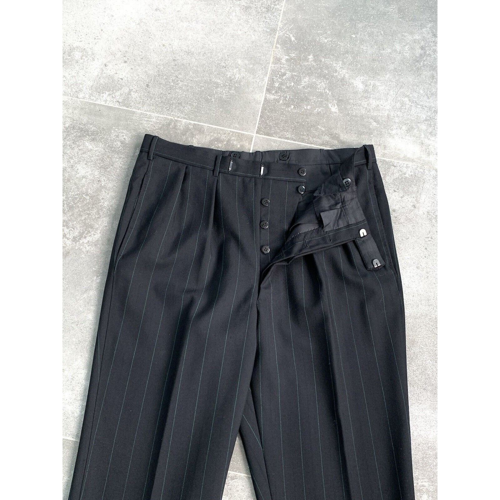 Designer ARNYS PARIS Bespoke Suit Blazer Trousers EU 50 UK 40 Short Size 50S - 21 Thumbnail