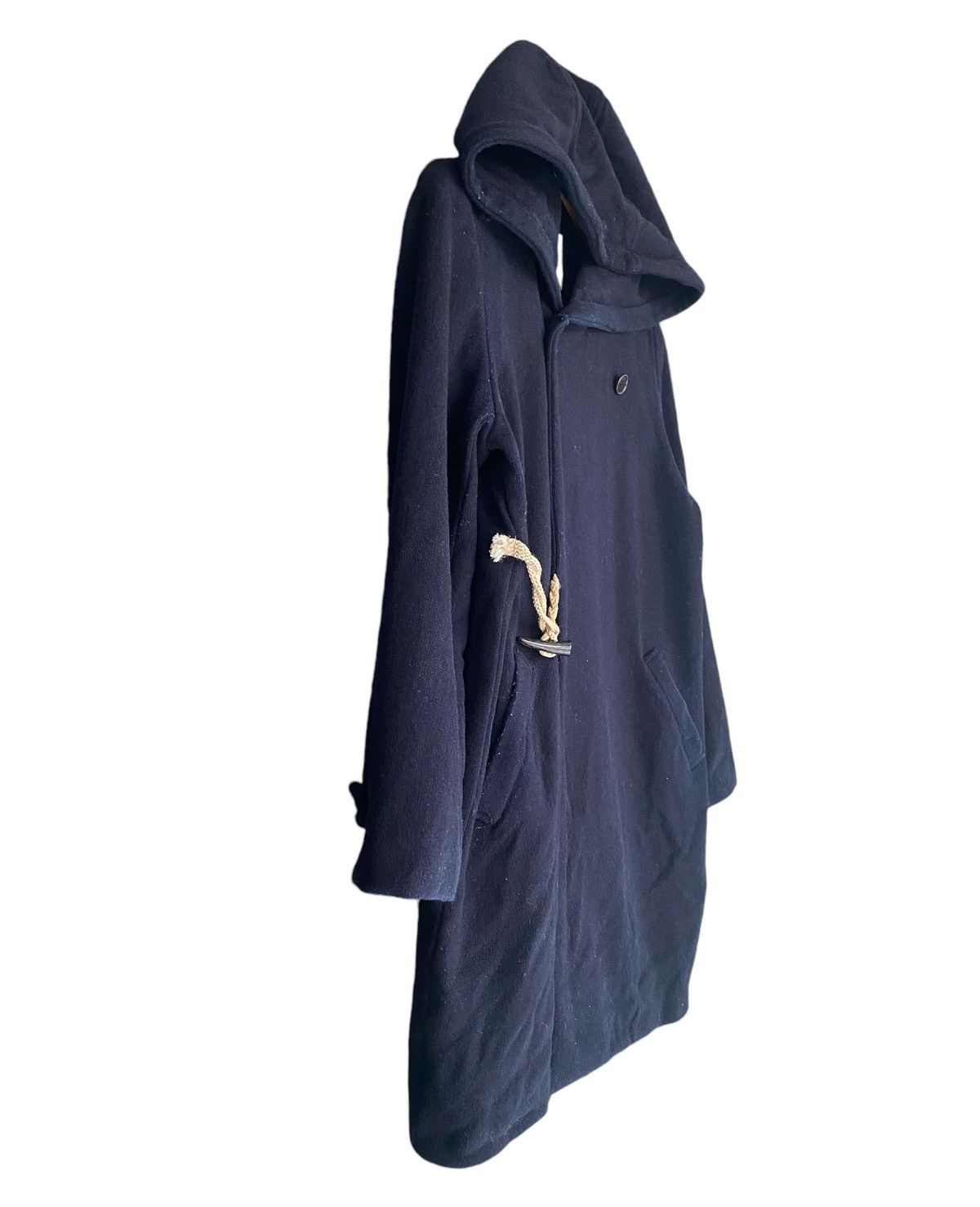 Issey Miyake Rare🔥SUNAO KUWAHARA Fur Trim Wool Hoodie Jacket (M) Size US M / EU 48-50 / 2 - 7 Thumbnail