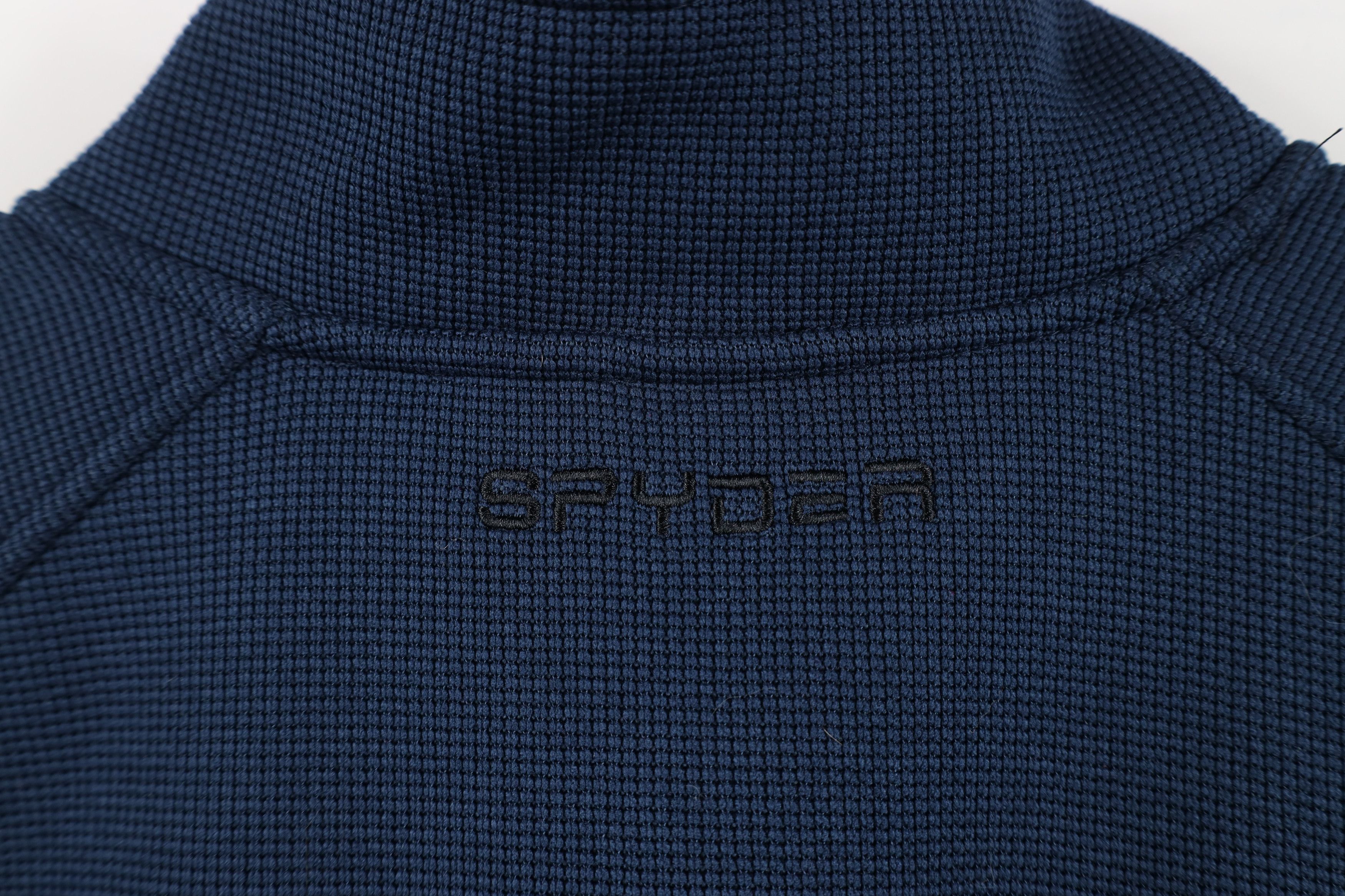 Spyder Spyder Color Block Thermal Knit Frontier Sweater Jacket Blue Size US M / EU 48-50 / 2 - 12 Thumbnail