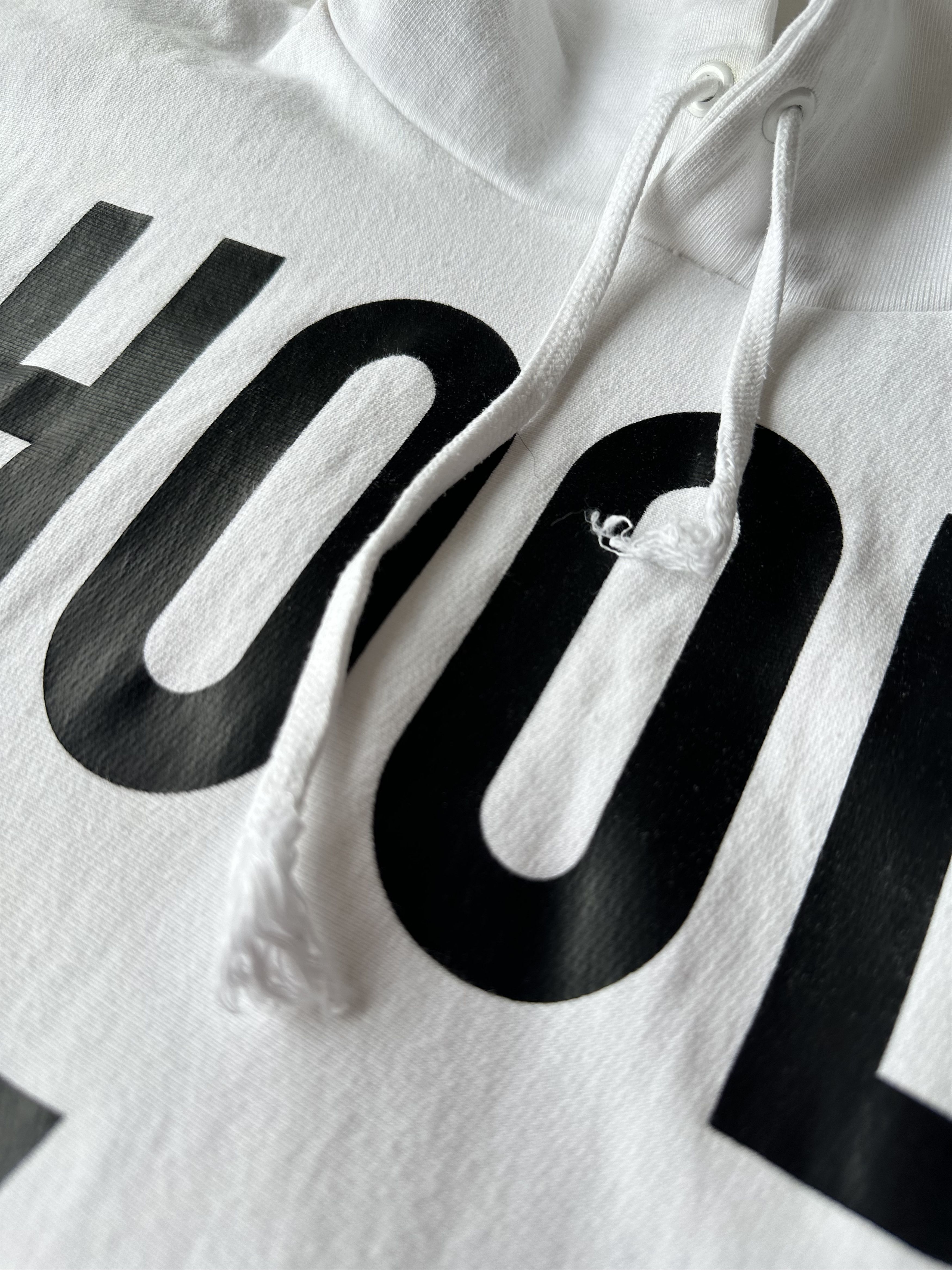 Hood By Air FW15 Hood By Air Runway Striped White Hoodie Size US XL / EU 56 / 4 - 5 Thumbnail