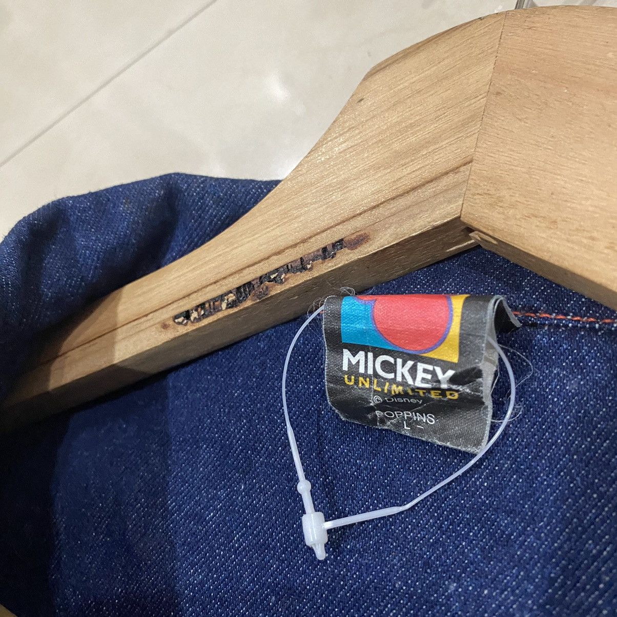 Mickey Mouse × Vintage VINTAGES MICKEY POPPINS SELVEDGE DENIM JACKET Size US M / EU 48-50 / 2 - 9 Thumbnail