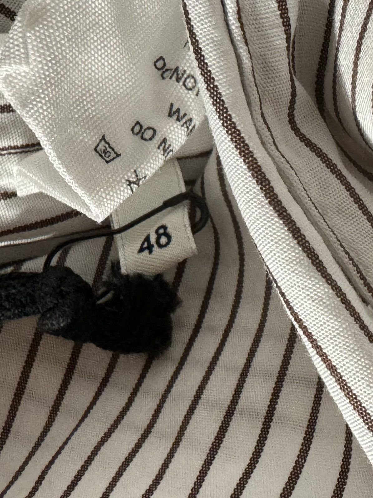 Lemaire MANDARIN COLLAR DRESS SHIRT COTTON BUTTON UP Size US M / EU 48-50 / 2 - 5 Thumbnail