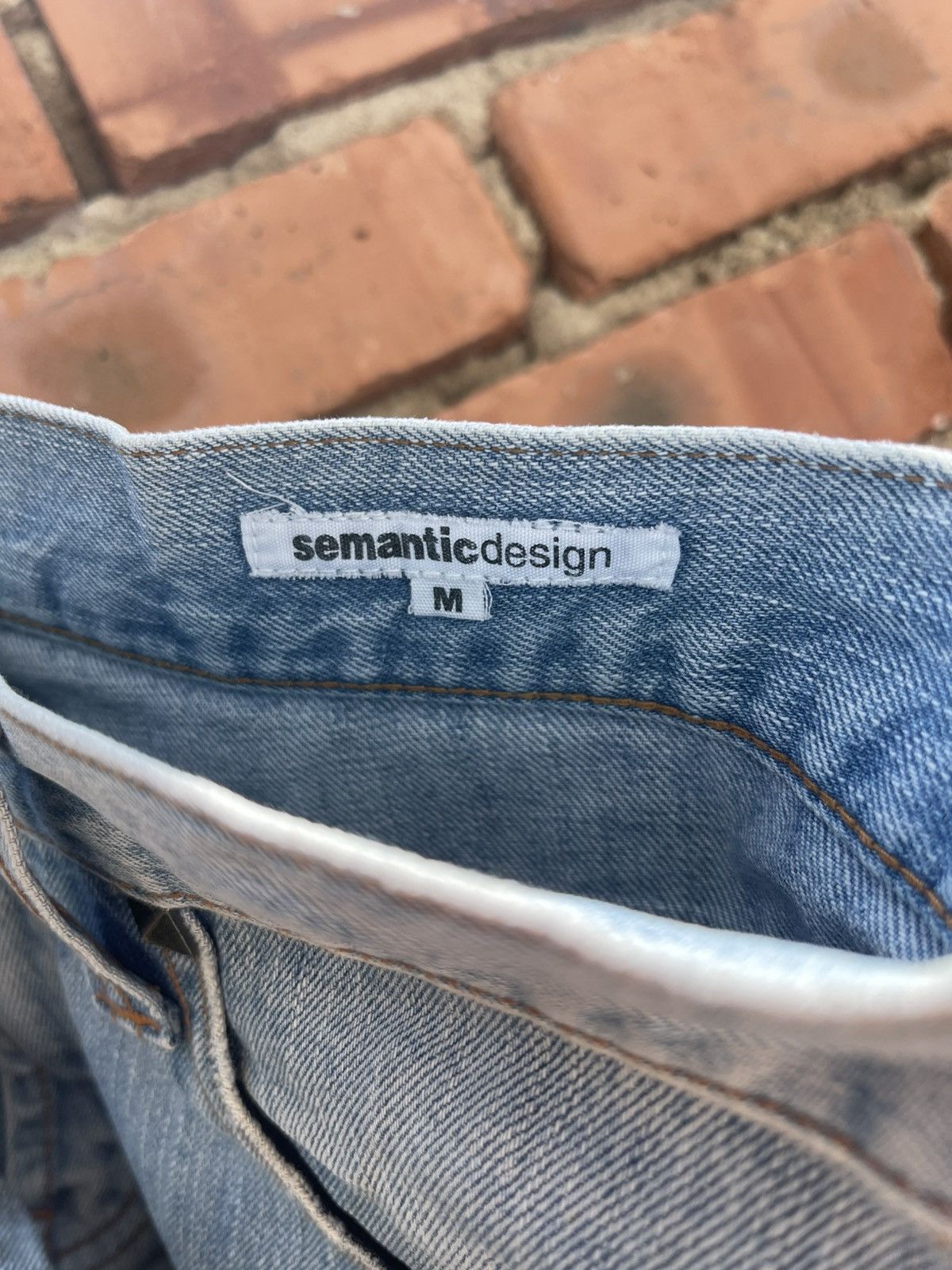 semanticdesign Very Rare Vintage Brand Semantic Design Flared Jeans 2000s Size US 32 / EU 48 - 12 Thumbnail