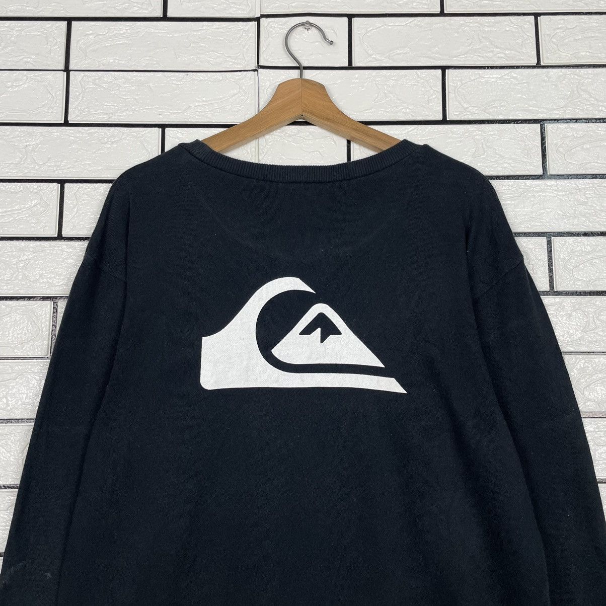 Quiksilver Quiksilver Big Logo Black Crewneck Sweatshirt Size US M / EU 48-50 / 2 - 8 Thumbnail