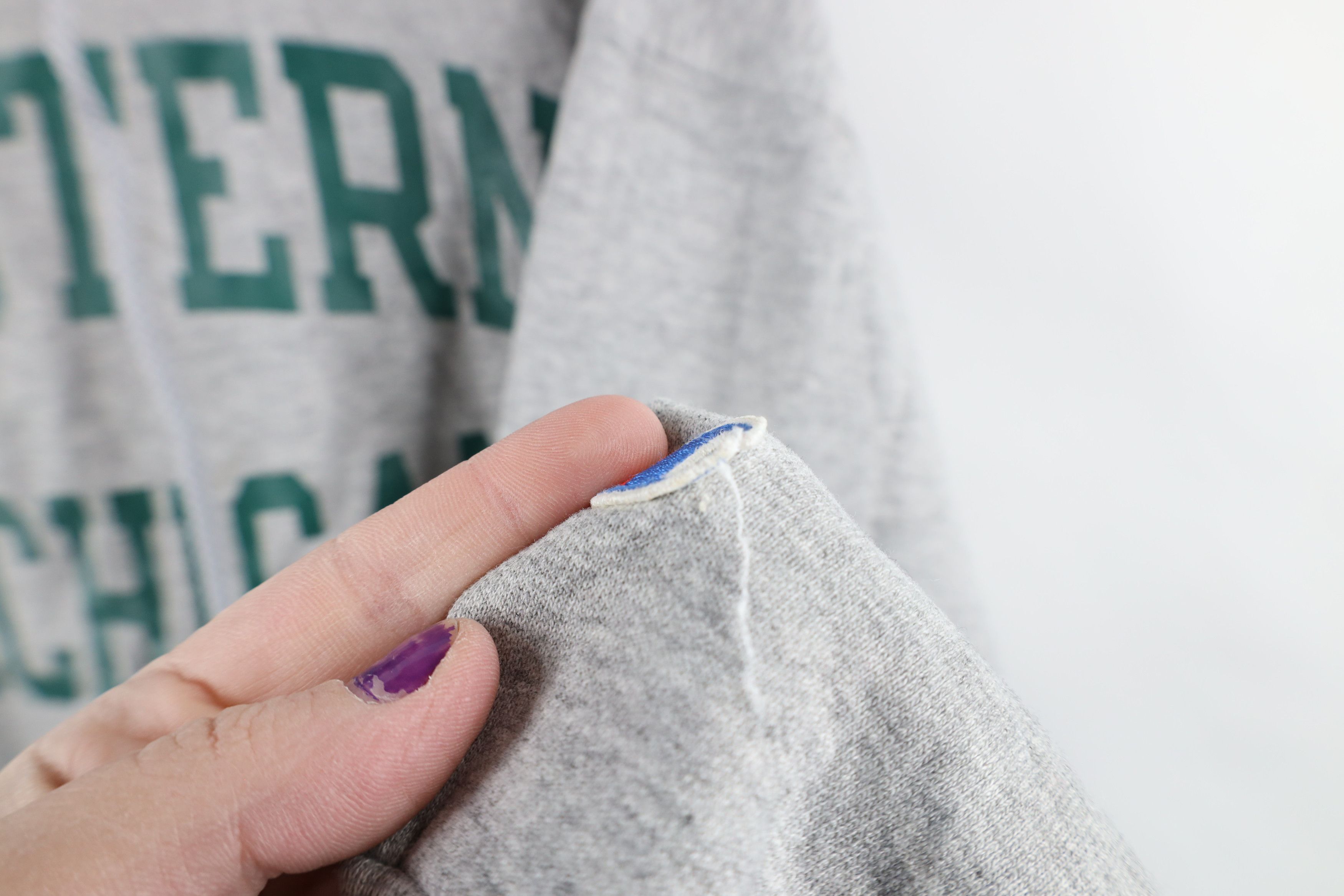 Champion × Vintage Vintage Champion Michigan University Hoodie Sweatshirt Size US L / EU 52-54 / 3 - 5 Thumbnail