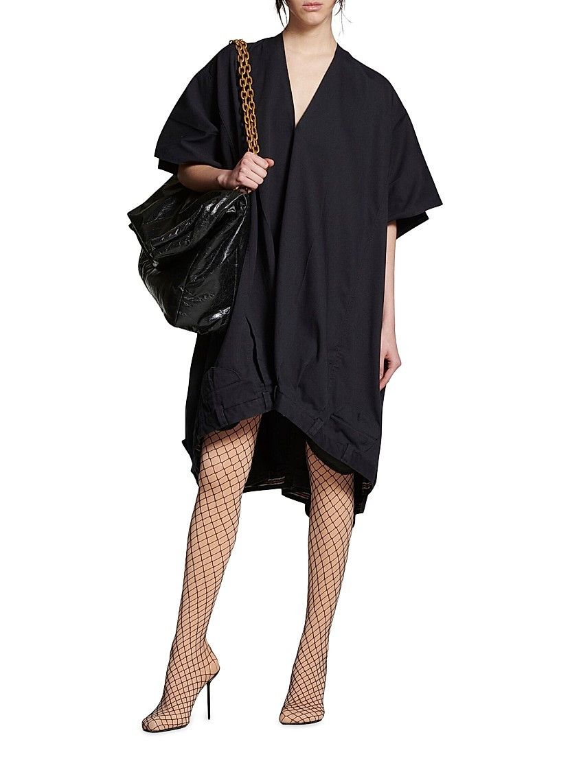 Balenciaga o1bcso1str0326 Vareuse Dress in Black Size M / US 6-8 / IT 42-44 - 3 Thumbnail