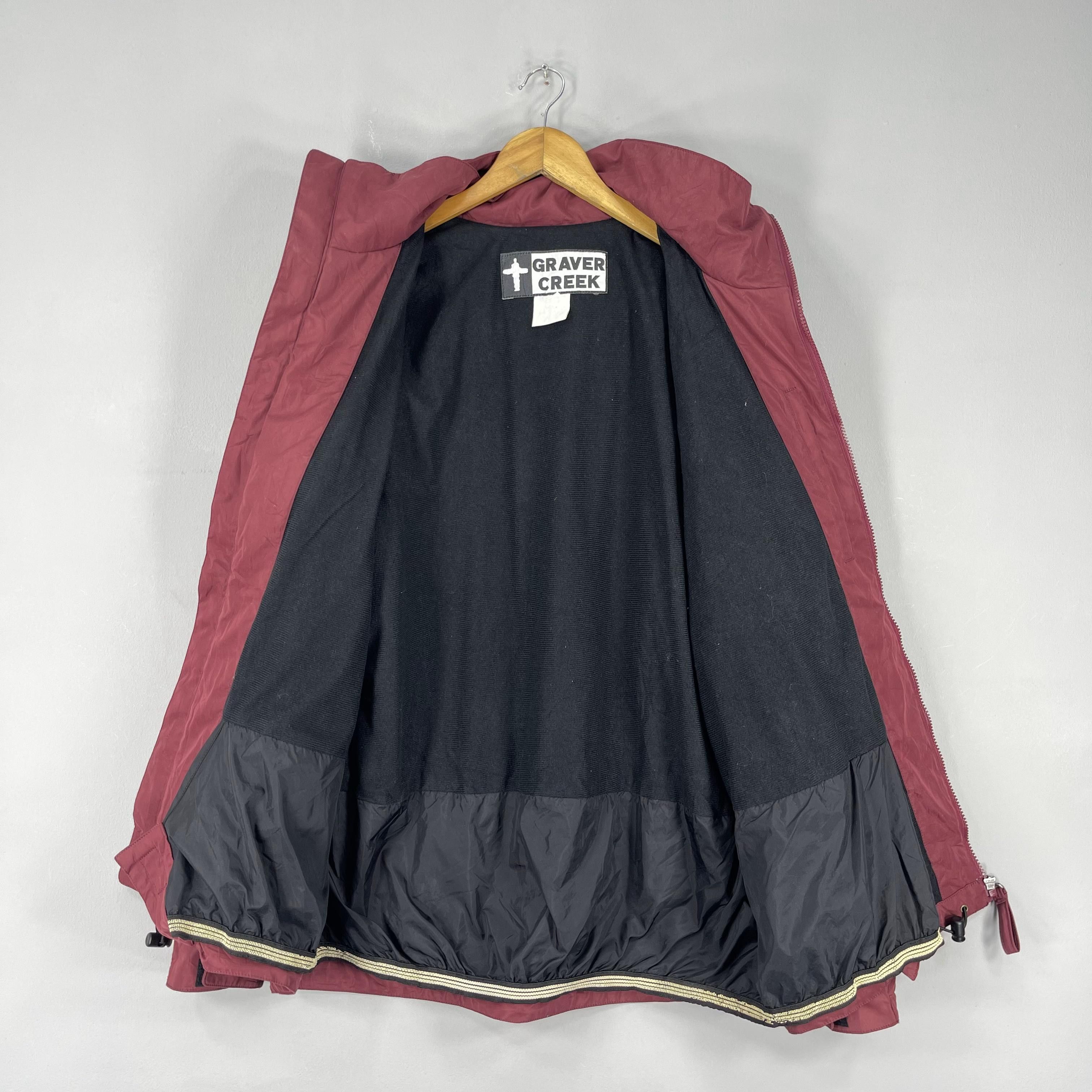 Vintage Vintage GRAVER CREEK Snowboarding Ski Hoodie Jacket Size US XL / EU 56 / 4 - 9 Thumbnail
