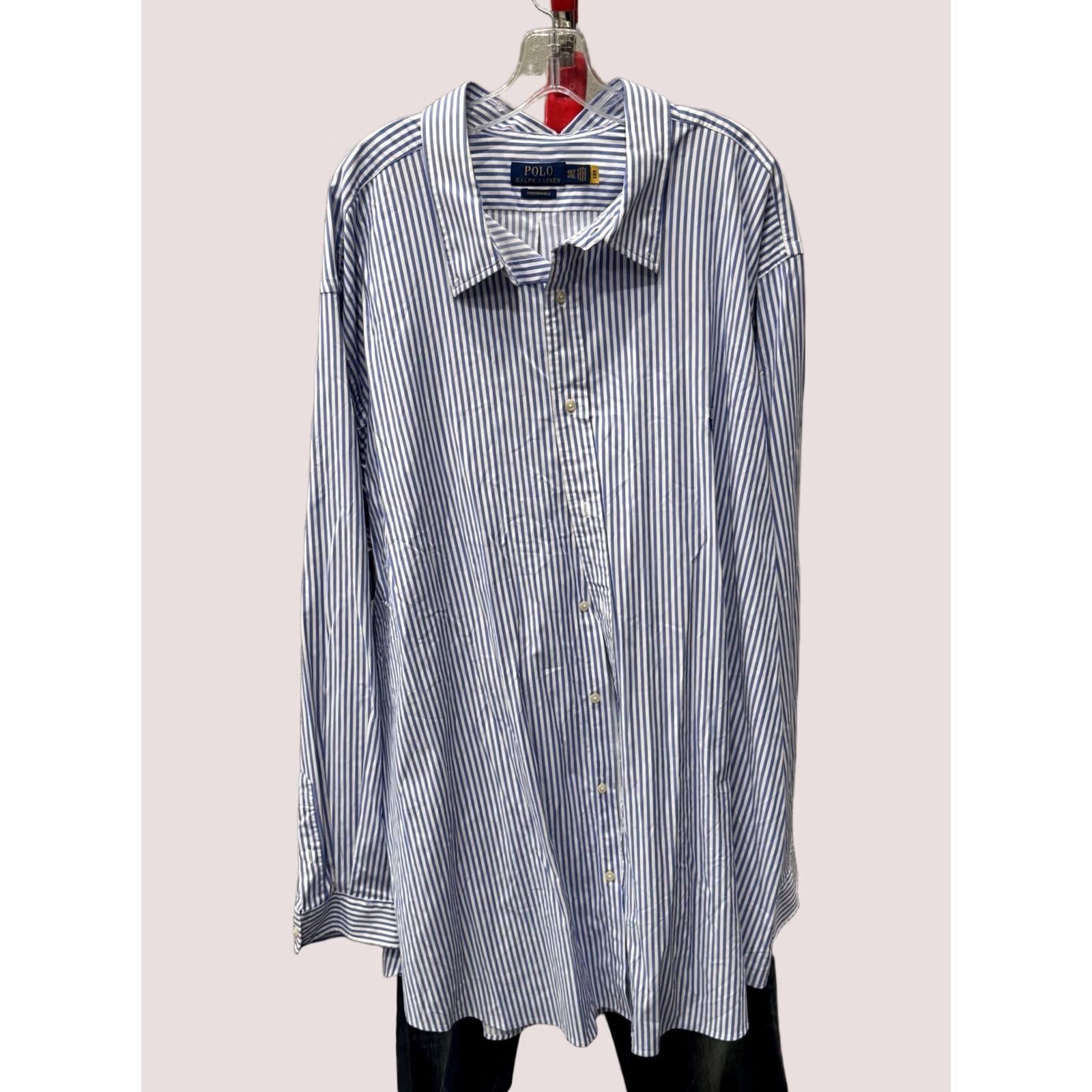 Ralph Lauren Ralph Lauren Performance LONG SLEEVE SHIRT 4XLT Mens Adult Multicolor 21 x 39/40 Size US XXL / EU 58 / 5 - 1 Thumbnail