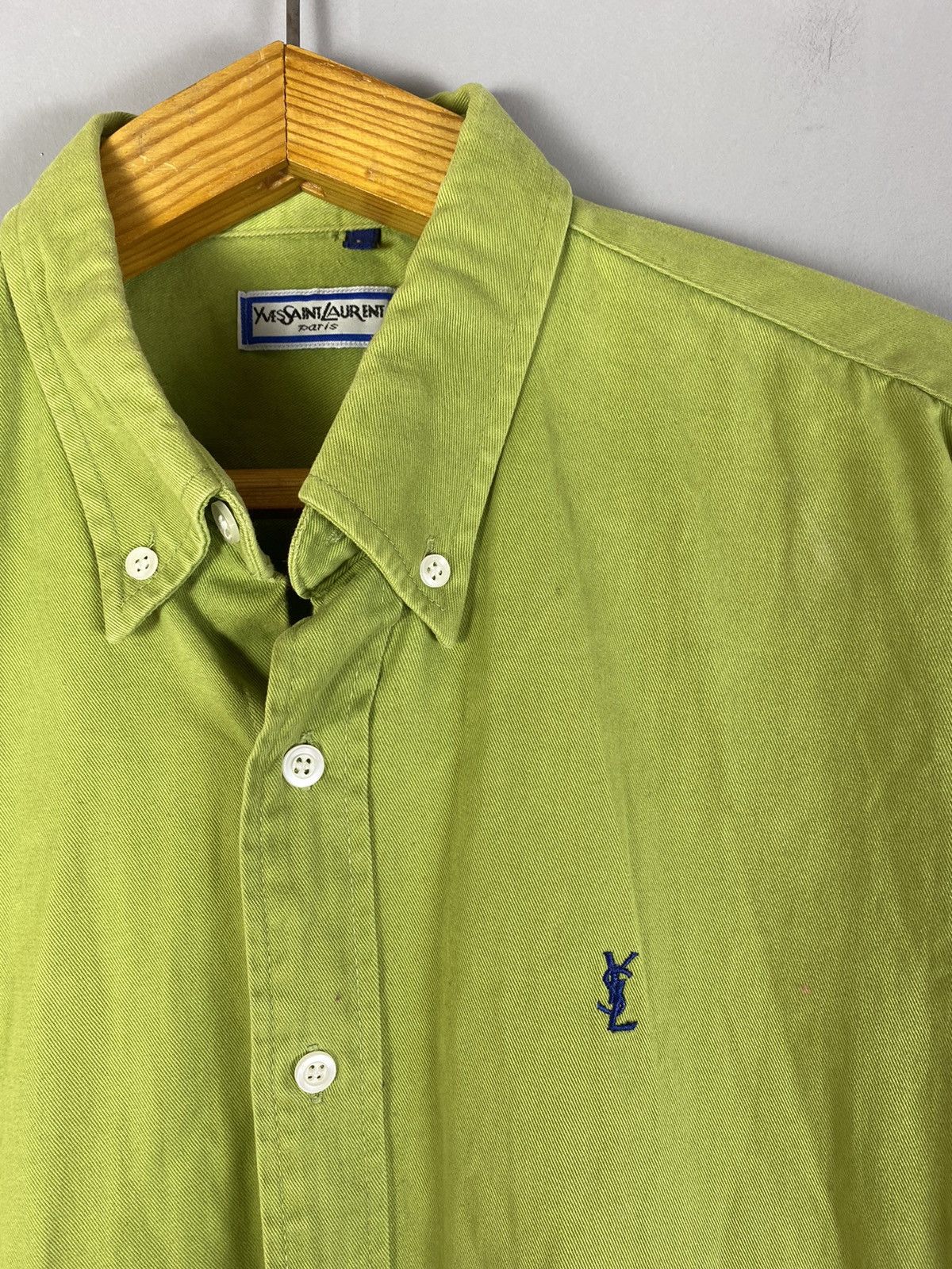 Yves Saint Laurent Very rare vintage 90s Yves Saint Laurent shirt Size US L / EU 52-54 / 3 - 5 Thumbnail