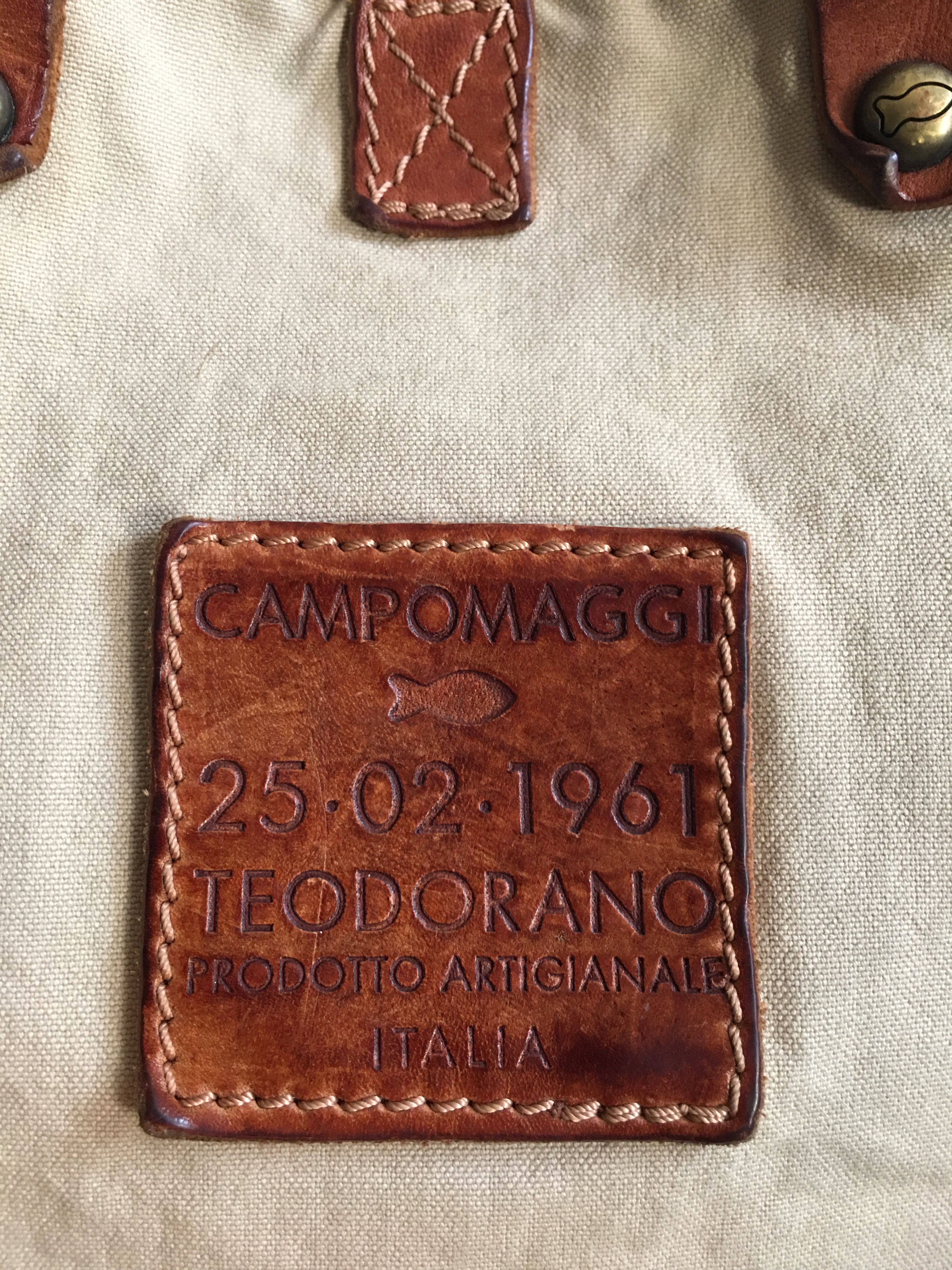 Campomaggi Campomaggi Canvas Leather Tote Bag Handbag Size ONE SIZE - 4 Thumbnail