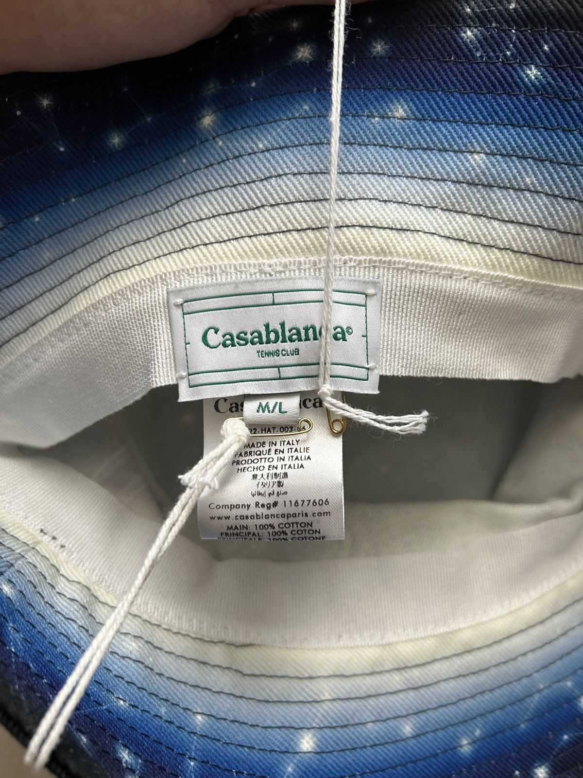 Casablanca Casablanca printed denim bucket hat Size ONE SIZE - 3 Thumbnail