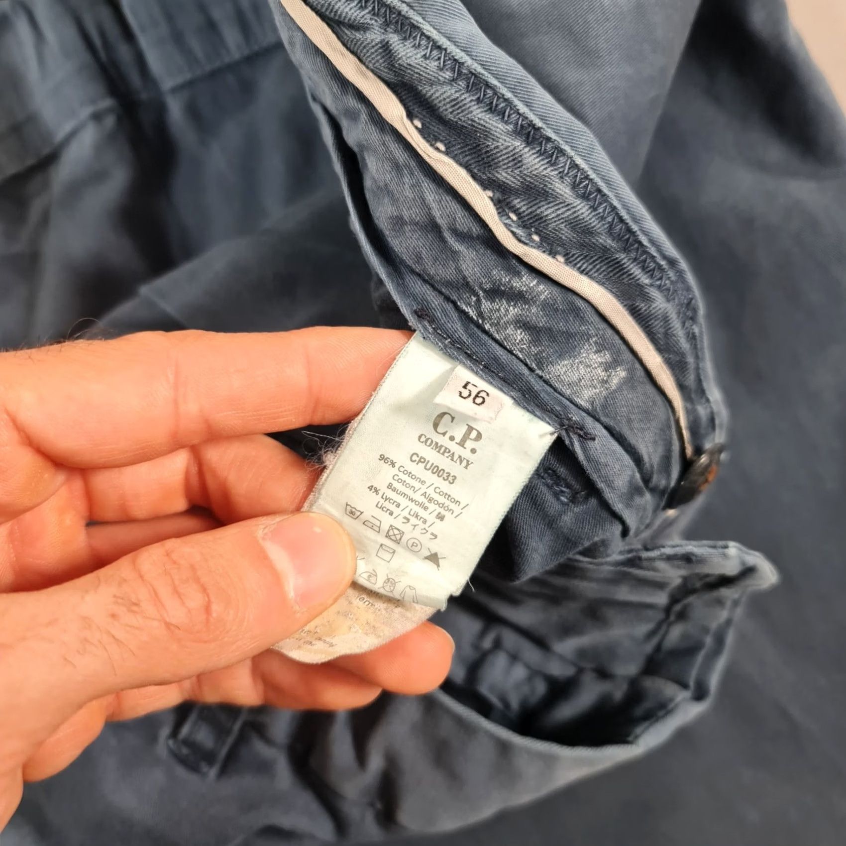 Vintage VINTAGE Cp Company Mens Trousers Blue W36 L34 Straight Leg Cotton Stretch Pants 56 Size US 40 / EU 56 - 4 Thumbnail