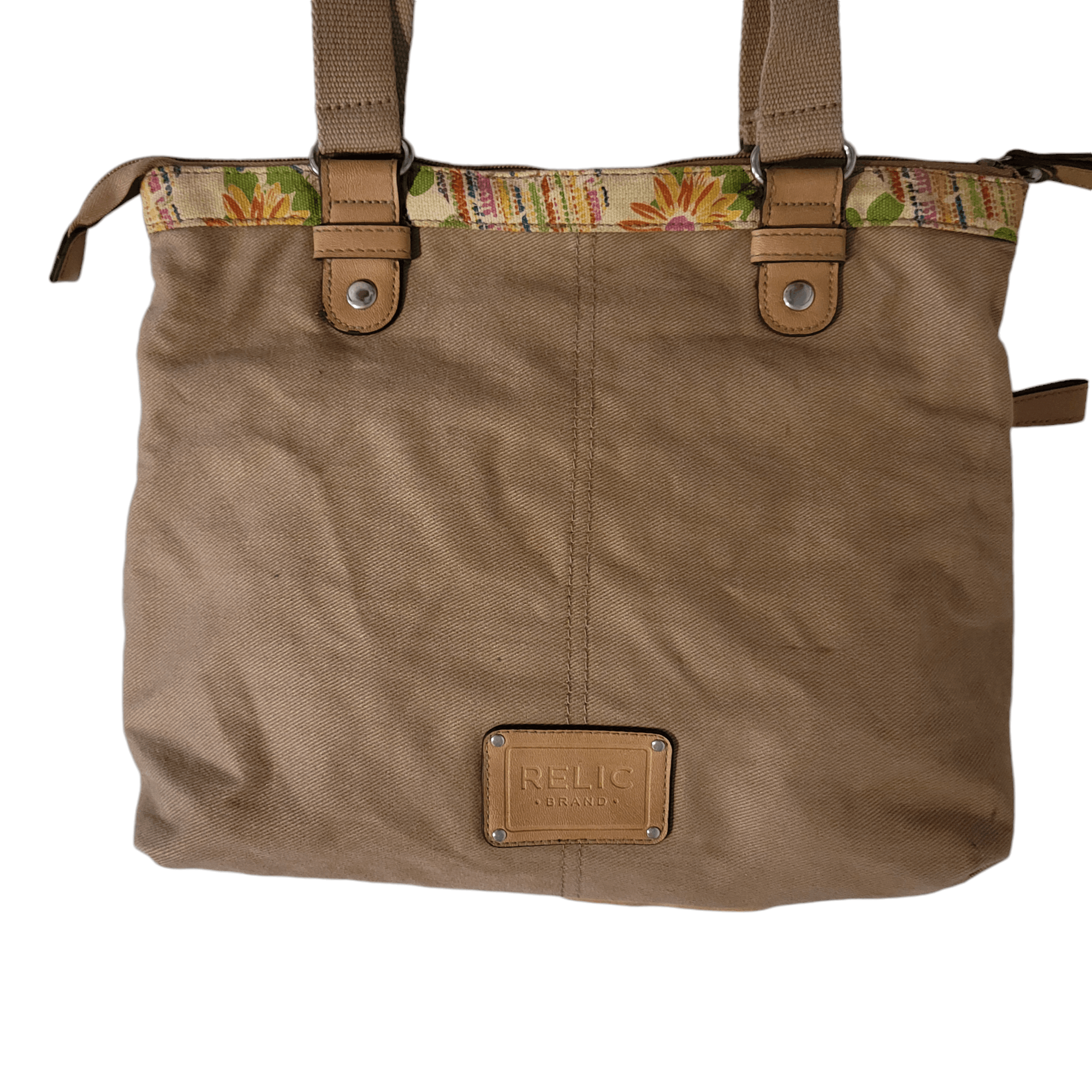 Relic Relic Tan Canvas Butterfly Bag Medium Large Size ONE SIZE - 4 Thumbnail