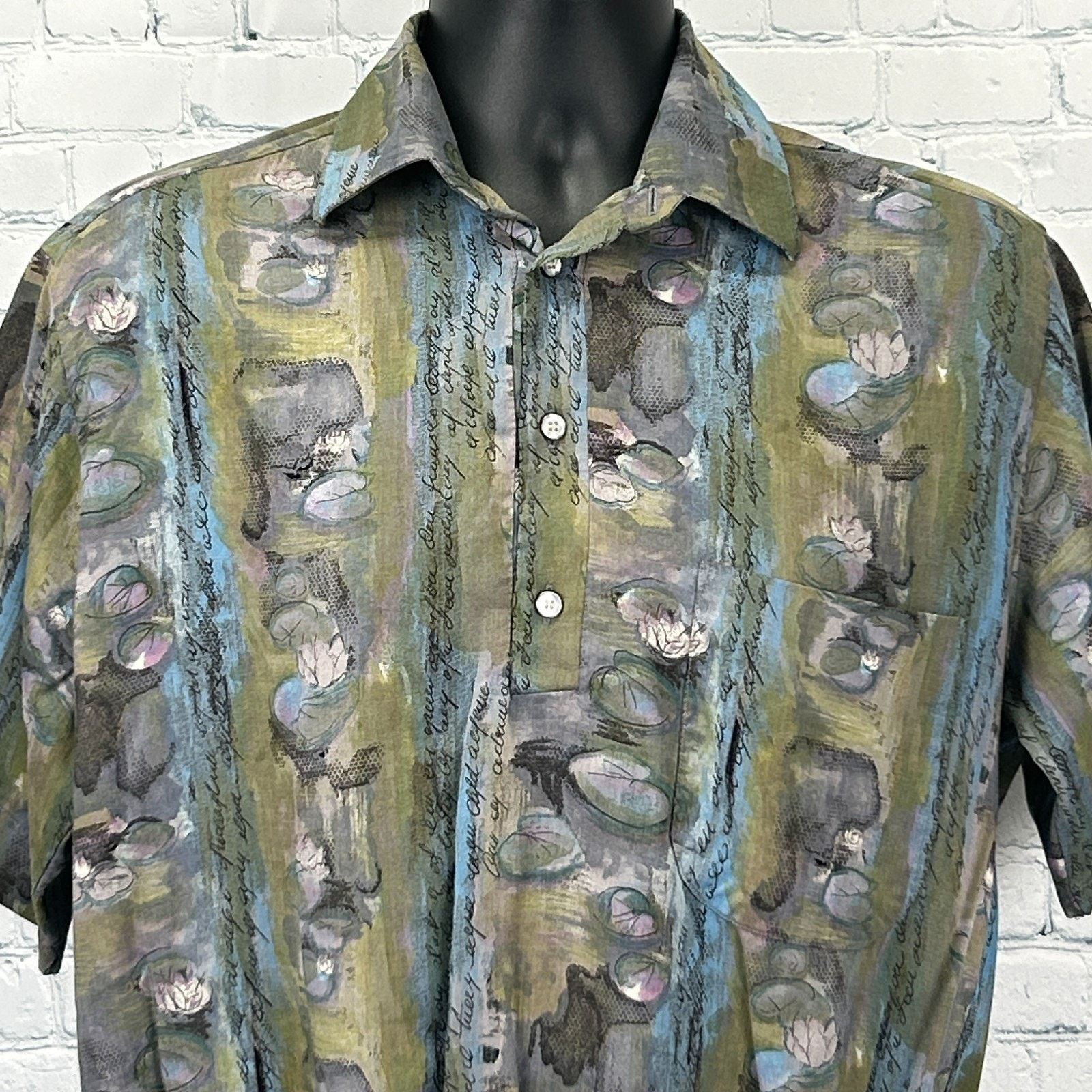 Vintage Vintage 70s D'Avila Polo Shirt Beige AOP Disco USA M Medium Size US M / EU 48-50 / 2 - 4 Thumbnail