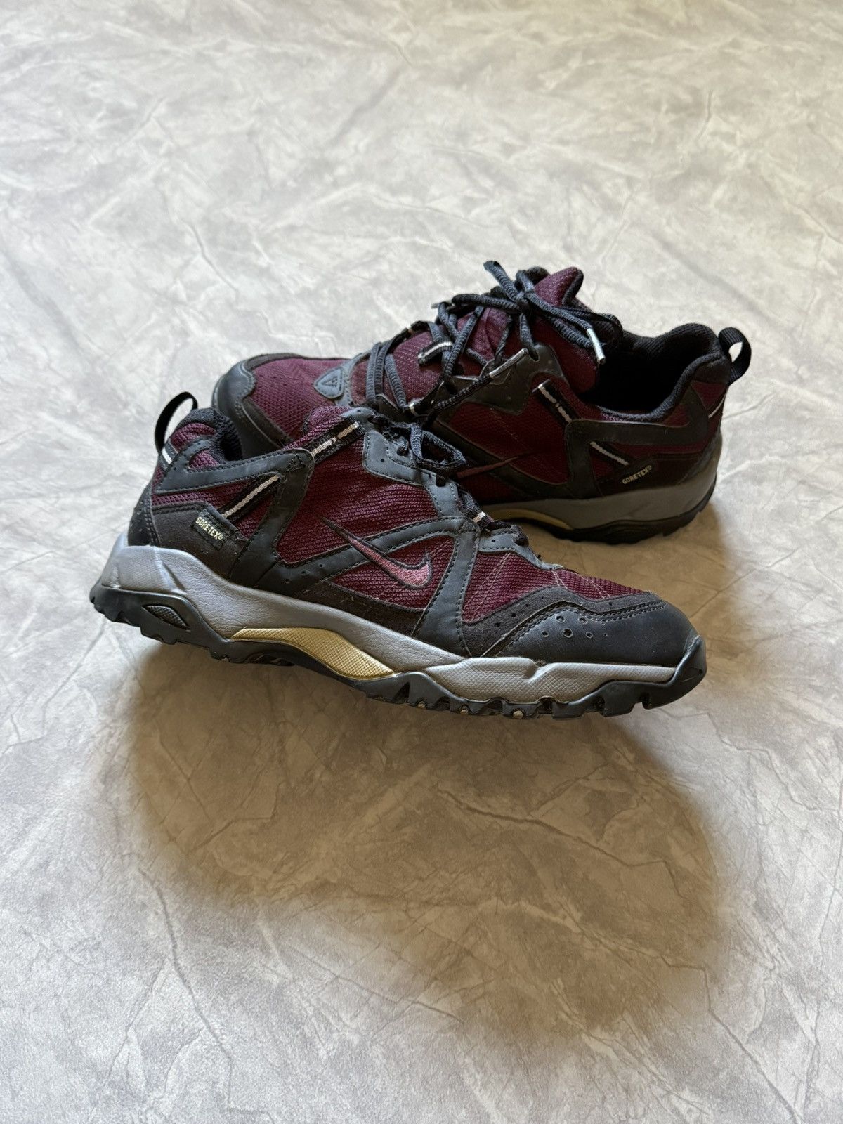 Nike ACG 1995 Nike Air ACG Brown Leather Swoosh Lace Up 