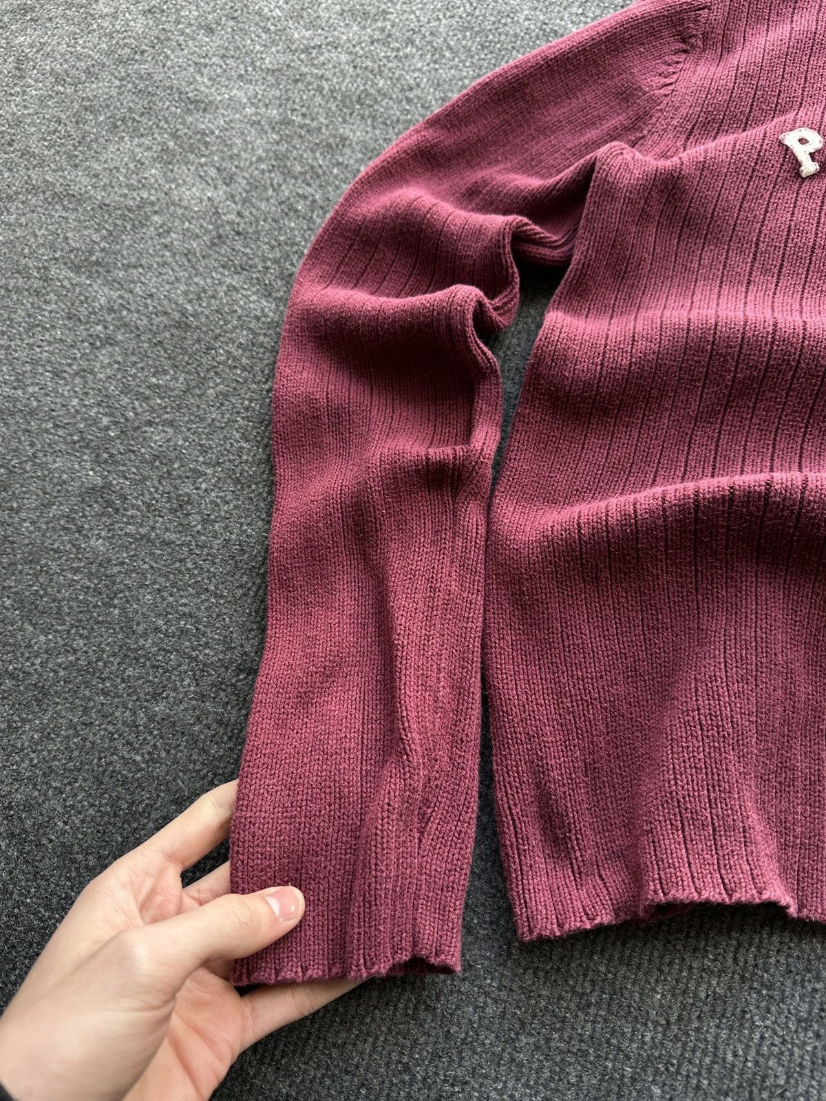 Ralph Lauren 🚨POLO JEANS CO RALPH LAUREN RARE BURGUNDY SWEATER Size S / US 4 / IT 40 - 4 Thumbnail