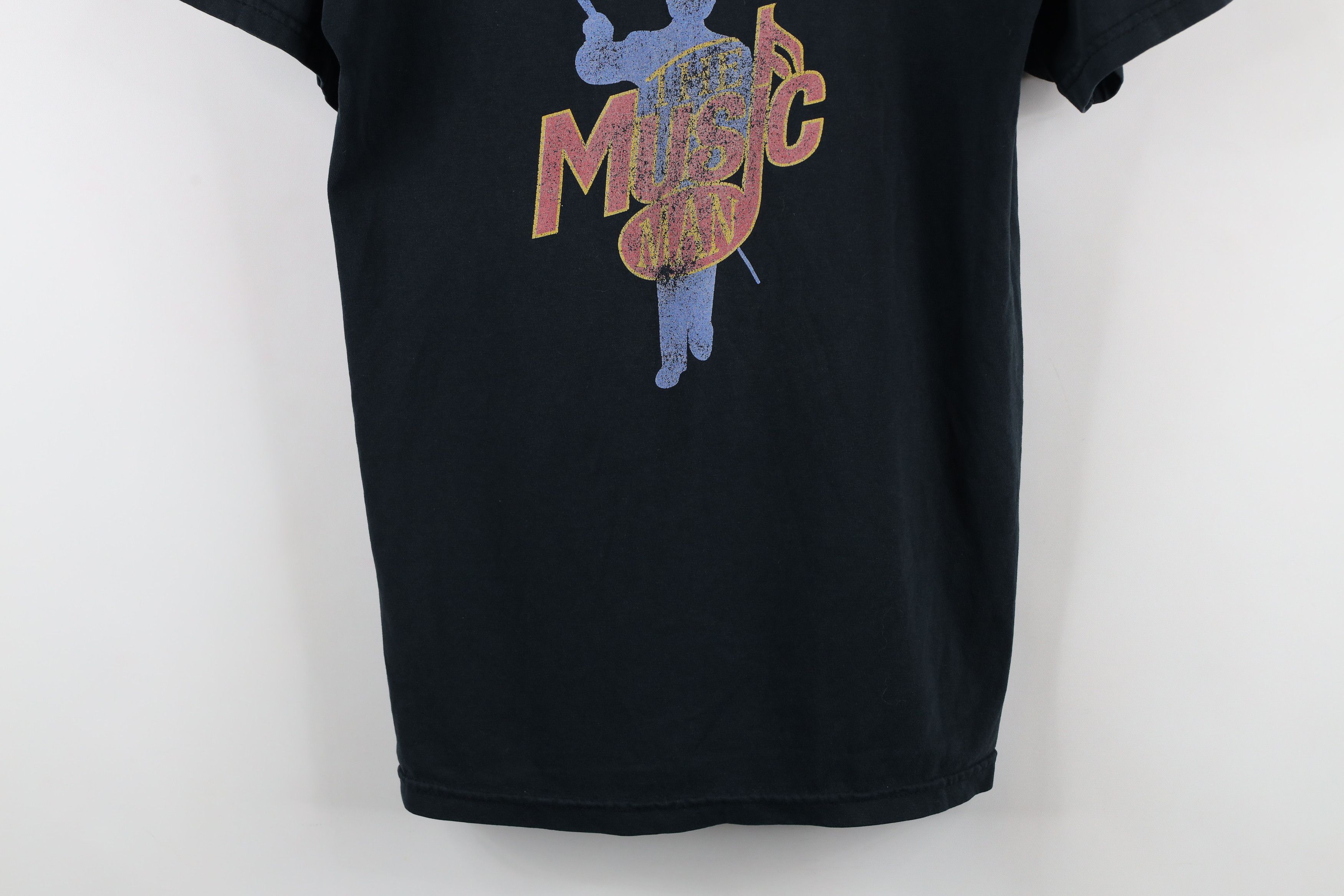 Vintage Vintage 90s Streetwear The Music Man Musical T-Shirt Black Size US S / EU 44-46 / 1 - 3 Thumbnail