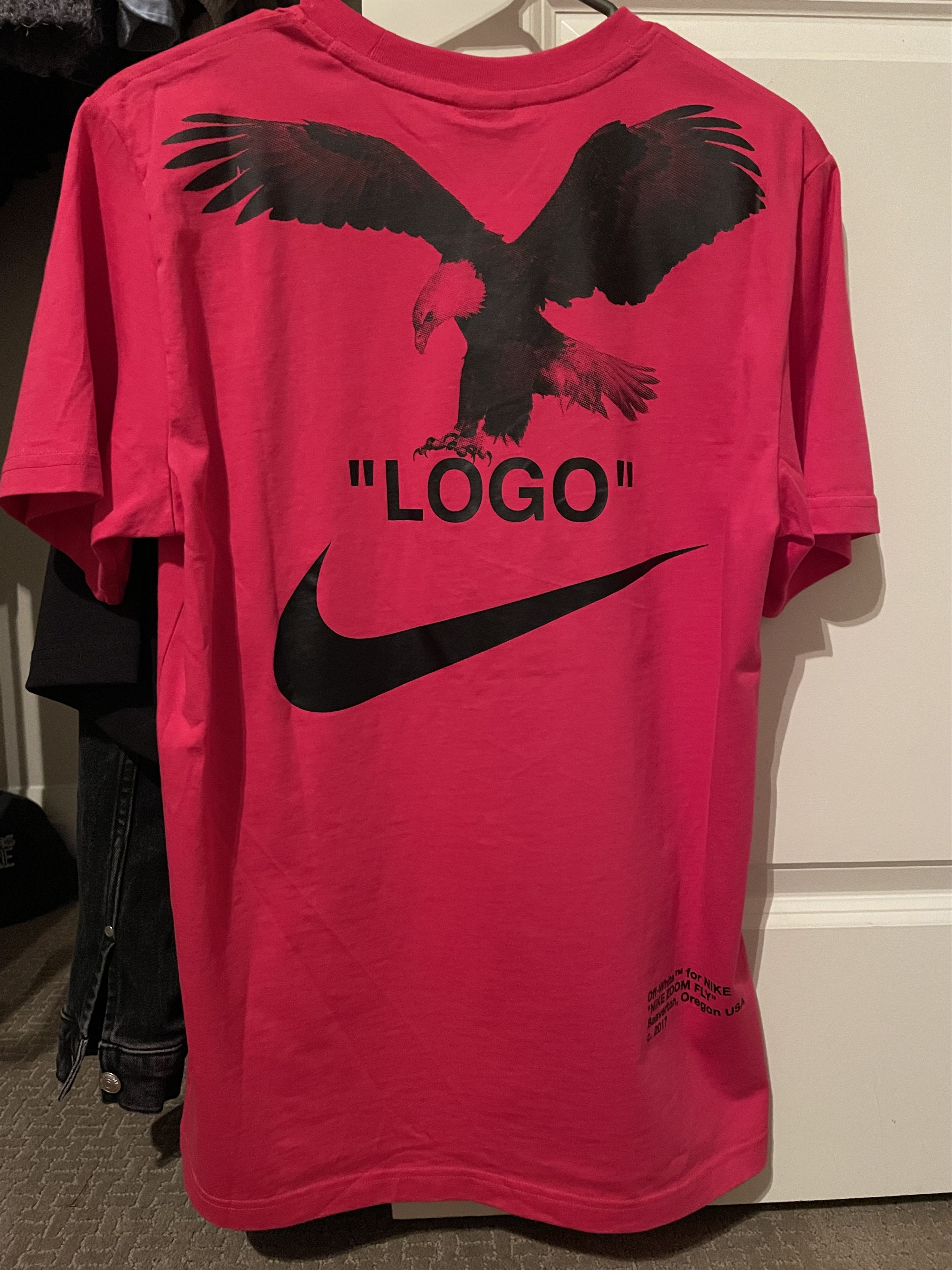 Abloh Off White X Nike Logo Tee RARE OFF-WHITE X NIKE SS17 VIRGIL