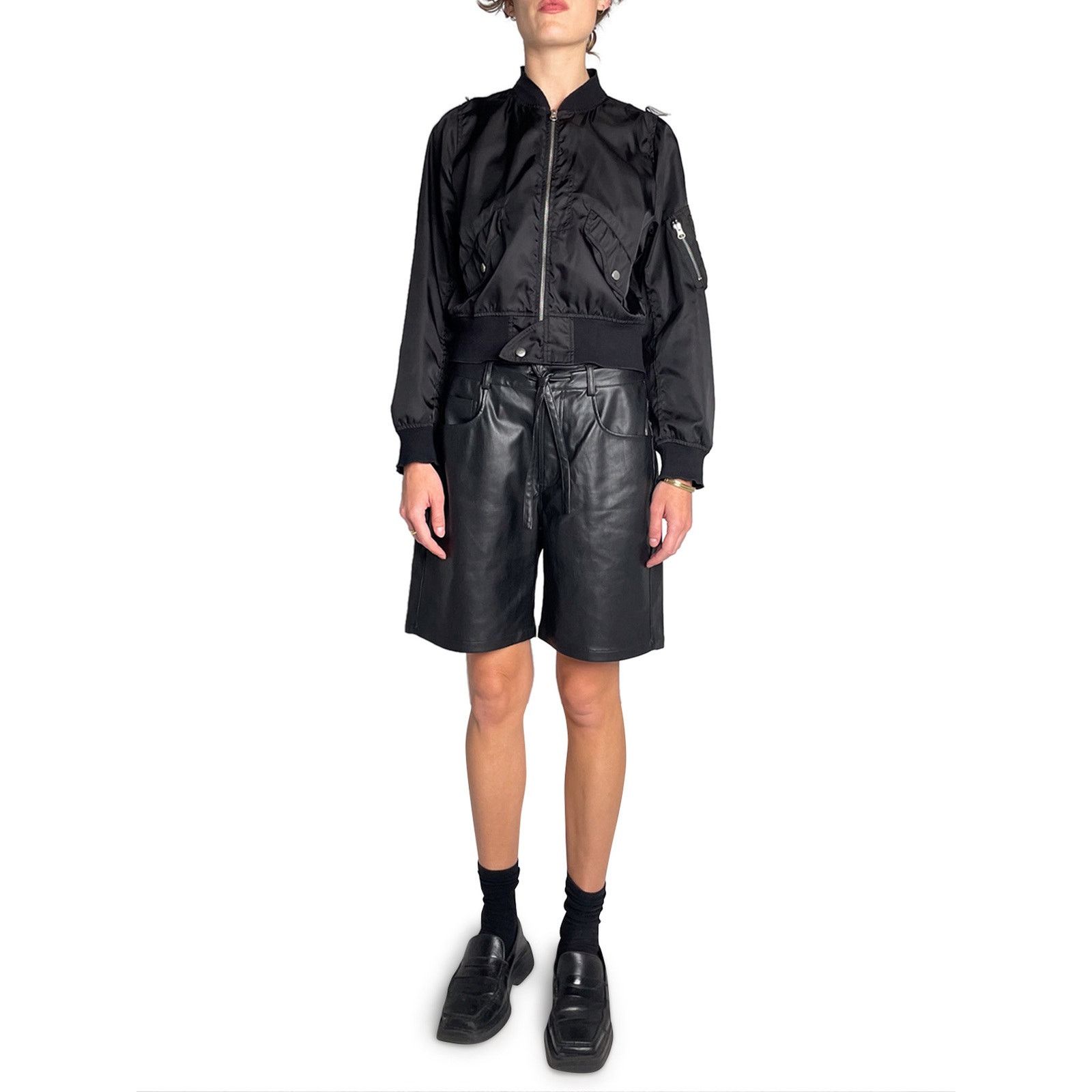 Proenza Schouler Proeneza Leather Shorts Size 27" / US 4 / IT 40 - 3 Thumbnail