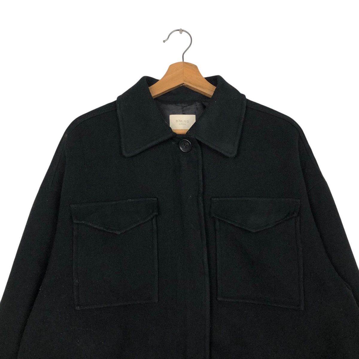 Beams Plus 📌Vintage Wool Biker Jacket B Ming Beams Issey Miyake Size US M / EU 48-50 / 2 - 4 Thumbnail