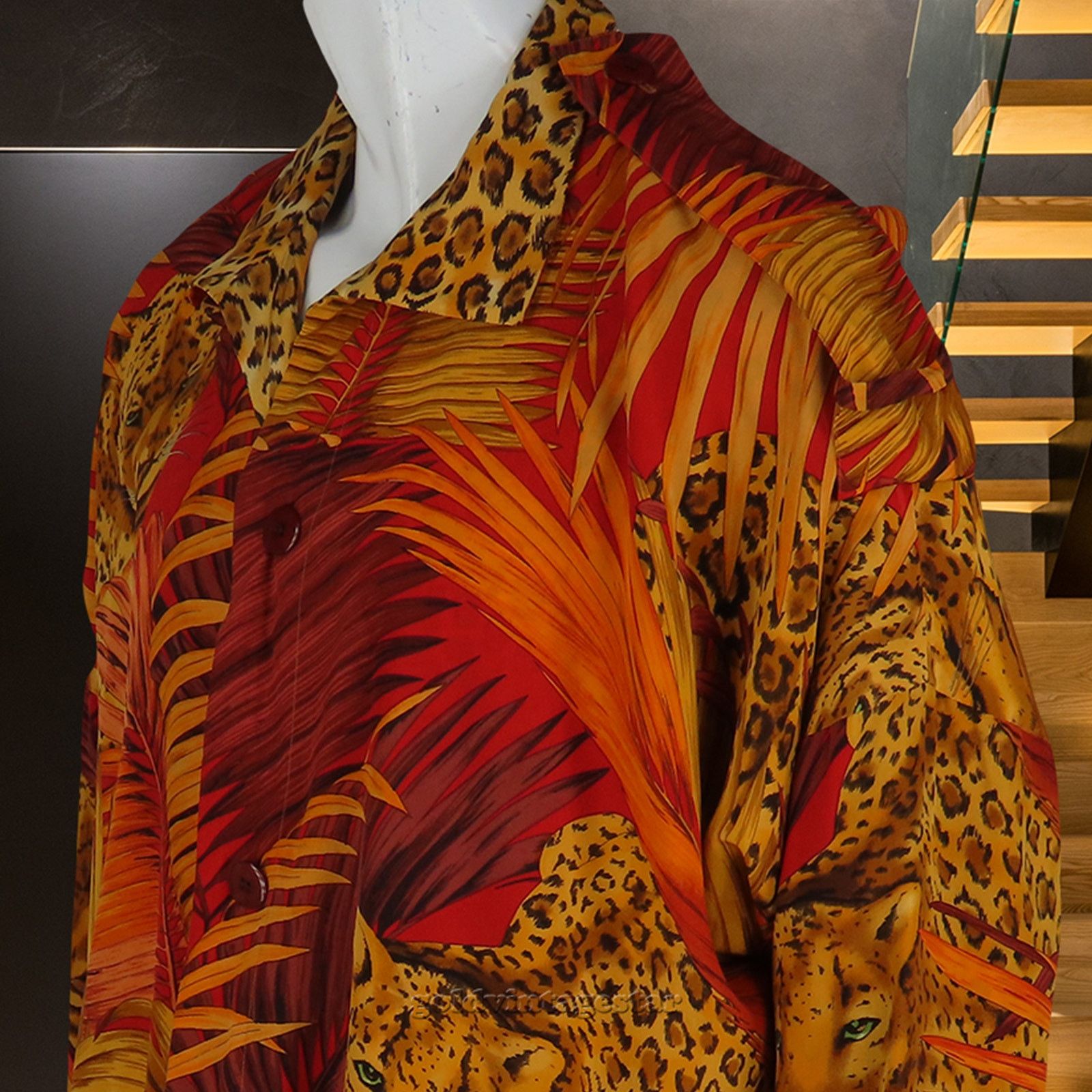 Other Vintage Cheetah Reversible Bomber Button Down Jacket M Size US M / EU 48-50 / 2 - 9 Thumbnail