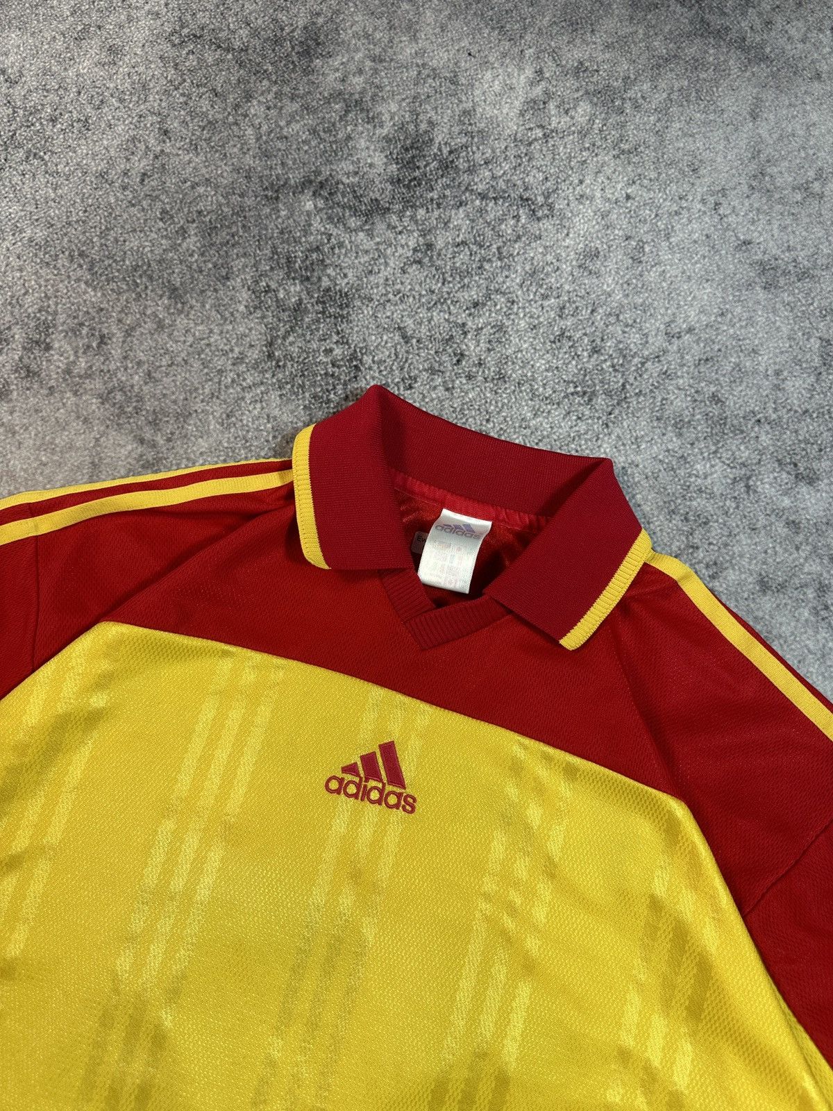 Adidas × Vintage Vintage Adidas Logo 10 Soccer Jersey Blokecore Style L Size US L / EU 52-54 / 3 - 2 Thumbnail