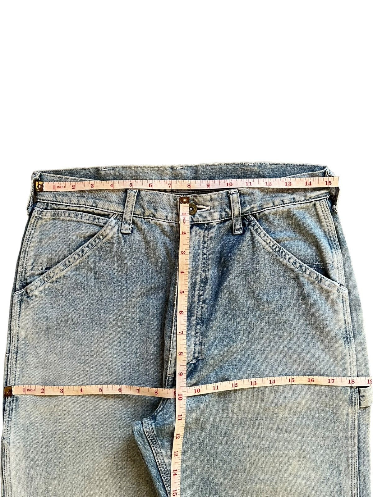 Lee Vintage Lee Union Made Sanforized Carpenter Baggy Jeans Size US 30 / EU 46 - 11 Thumbnail