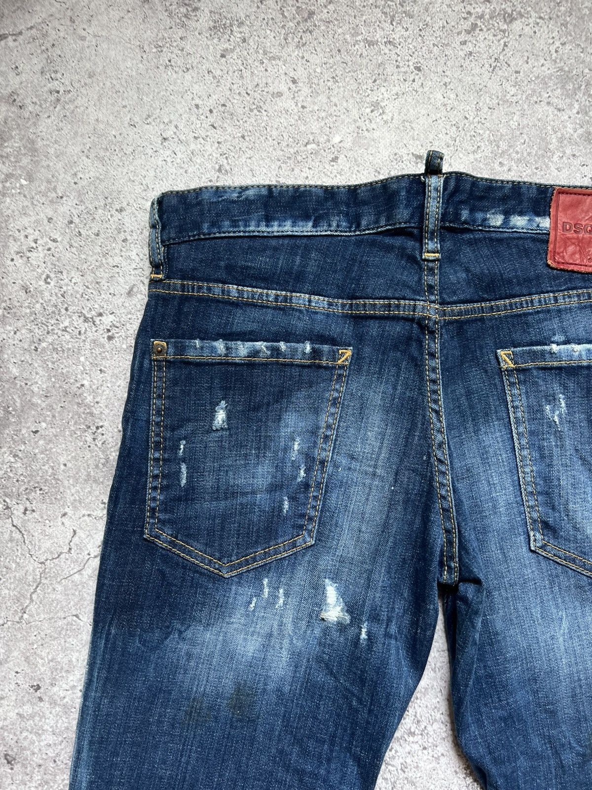 Dsquared2 Dsquared2 Men's Distressed Denim Jeans Slim Size US 32 / EU 48 - 12 Thumbnail