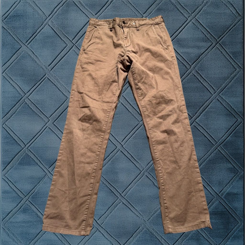 Rag & Bone Chino Pants Mens 31 Brown Slim Fit 2 Cotton Twill Preppy 30x30, Men's