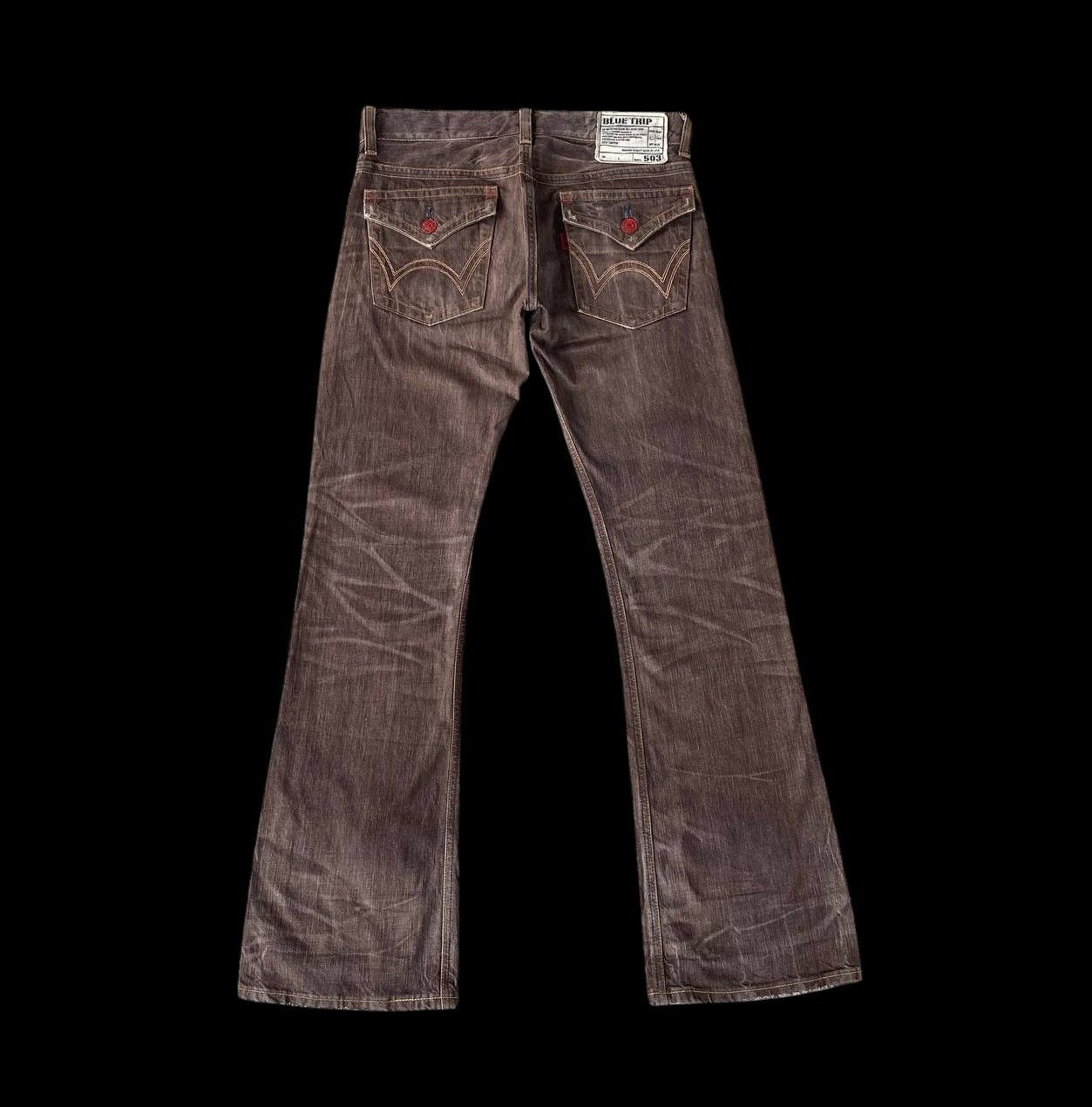 Edwin FLARE EWDIN 503 HERINGBONE GHOSTCLAW DARK BROWN Size US 30 / EU 46 - 8 Thumbnail
