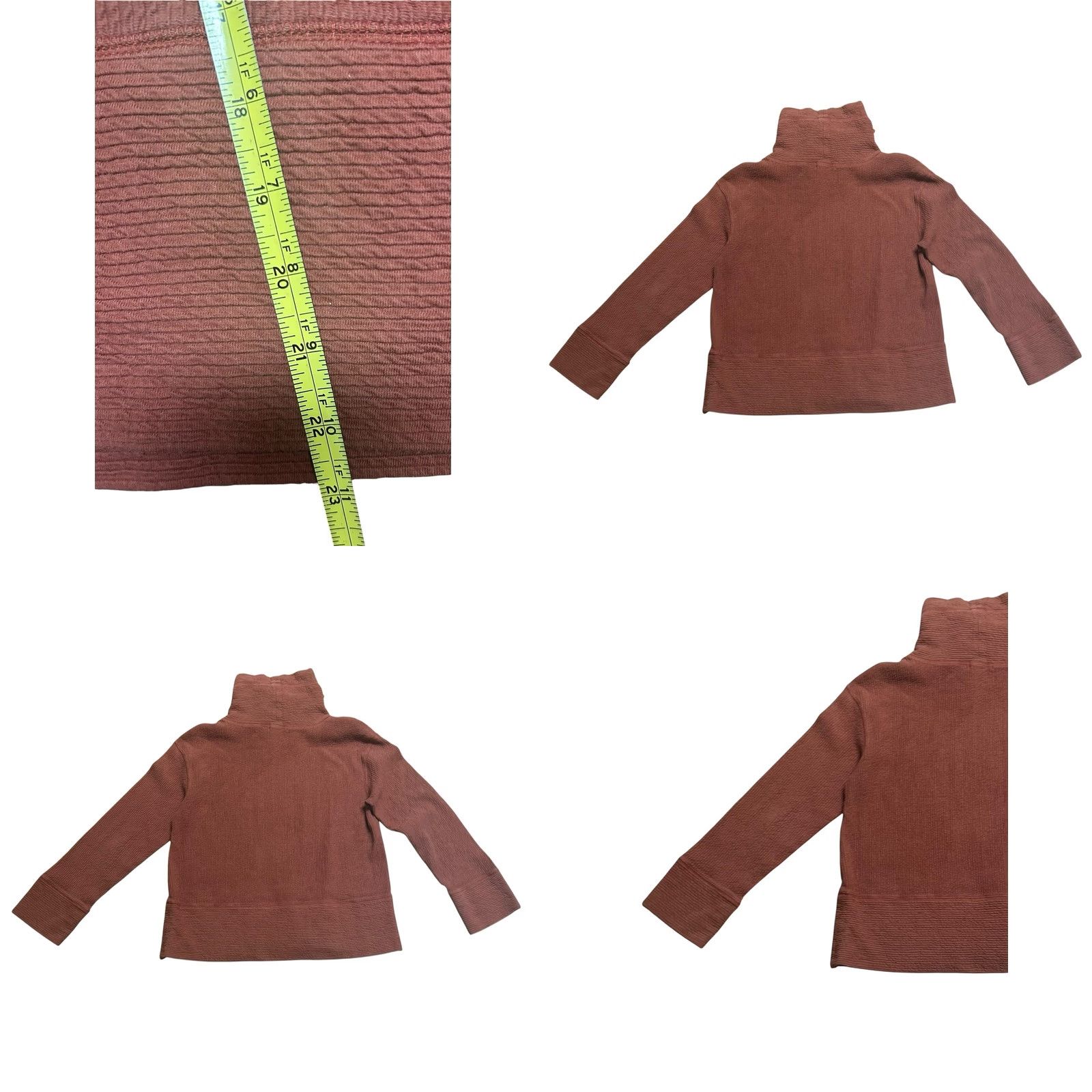 Orvis Orvis Cowl Neck Pullover Sweatshirt Long Sleeve Orange Pocket Women’s Small Sweatshirt, Orange, Pocket, ORVIS, Women, Small Size S / US 4 / IT 40 - 8 Thumbnail