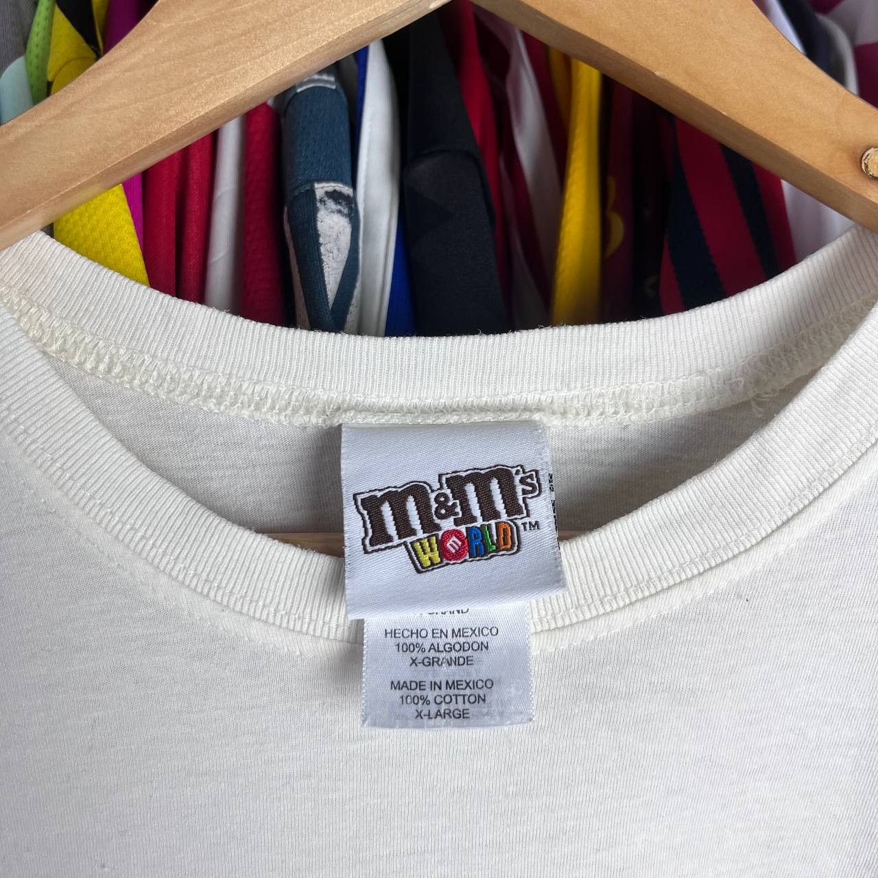 Vintage Vintage M&M`s Chocolate Big Logo Tshirt Size US S / EU 44-46 / 1 - 6 Thumbnail