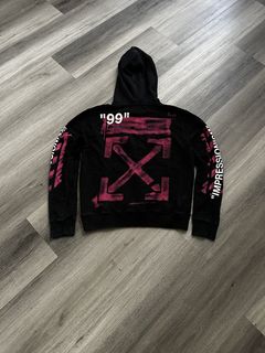 Off white impressionism sale hoodie black