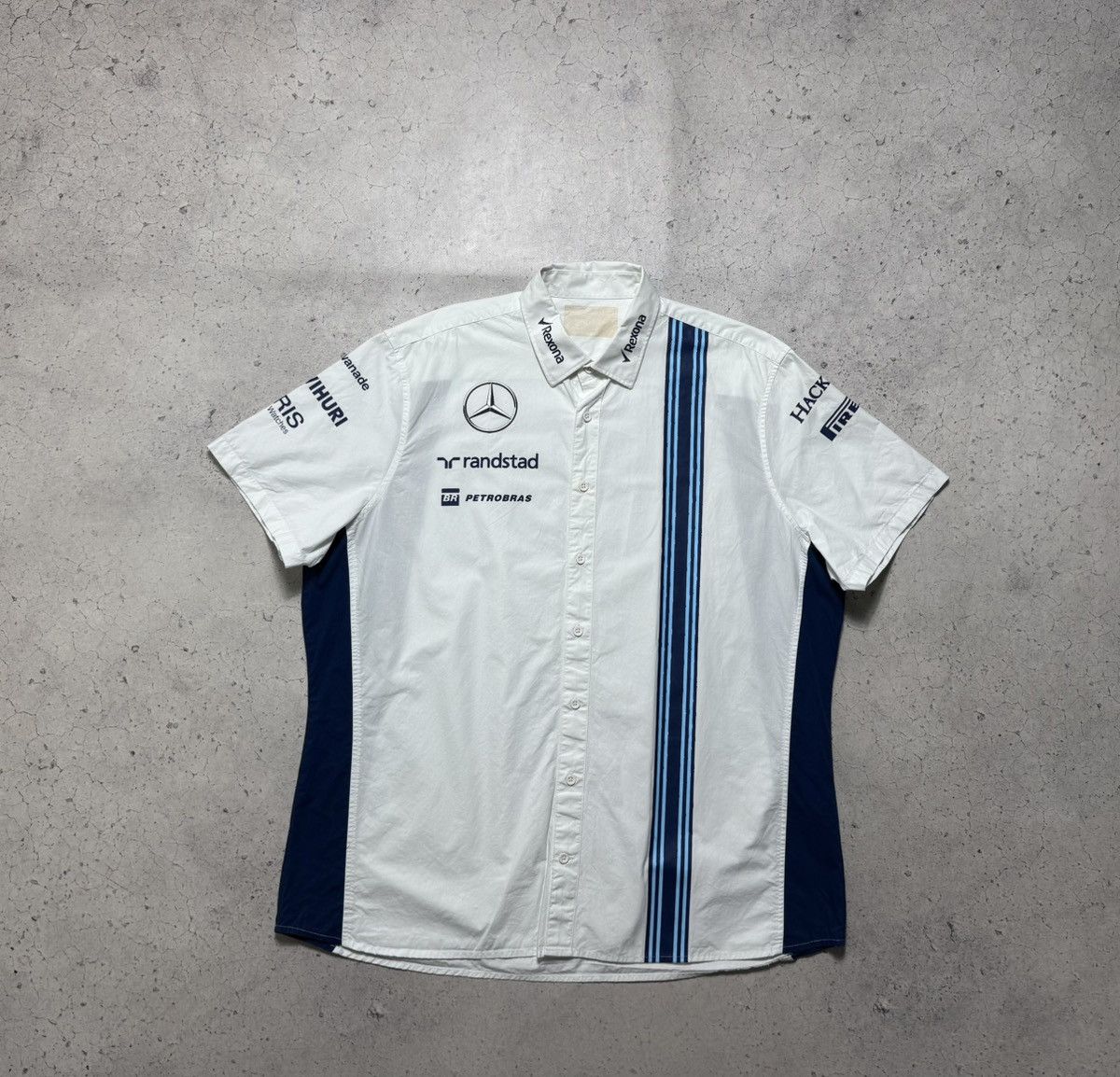 Hackett Hackett London Mercedes-Benz Williams Racing Button Shirt Size US XXL / EU 58 / 5 - 1 Thumbnail