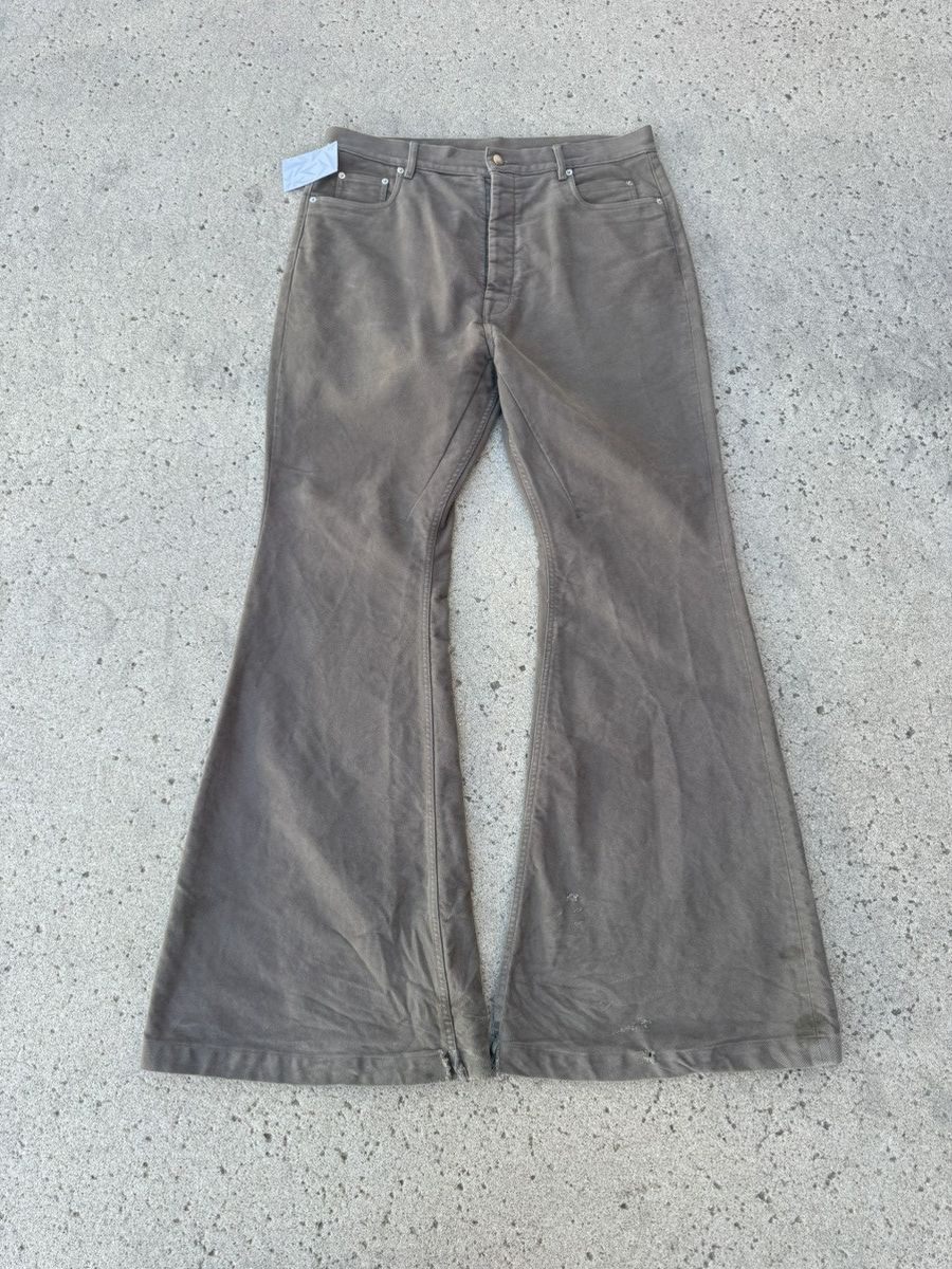Rick Owens Rick Owens Luxor Bolan Flare Pants Size US 36 / EU 52 - 1 Thumbnail