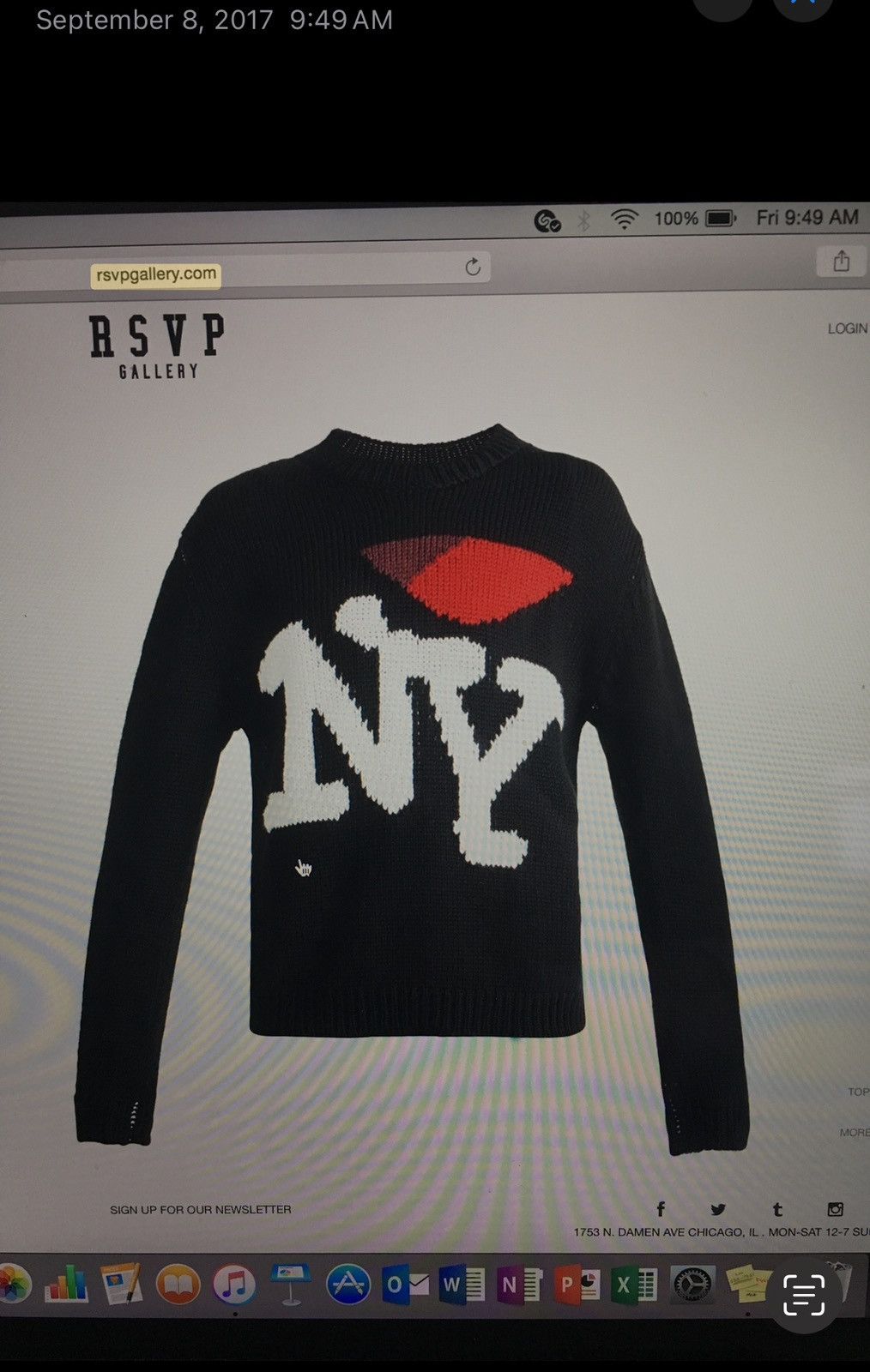 Raf Simons Raf Simons I Love NY Wool Knit Sweater FW17 Asap Rocky Size US XL / EU 56 / 4 - 15 Thumbnail