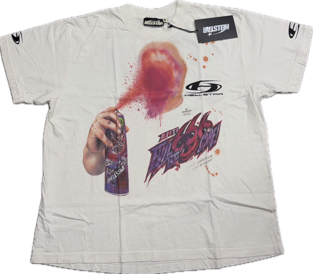 HELLSTAR Hellstar Spray Paint Kid T-shirt Size US XL / EU 56 / 4 - 1 Thumbnail