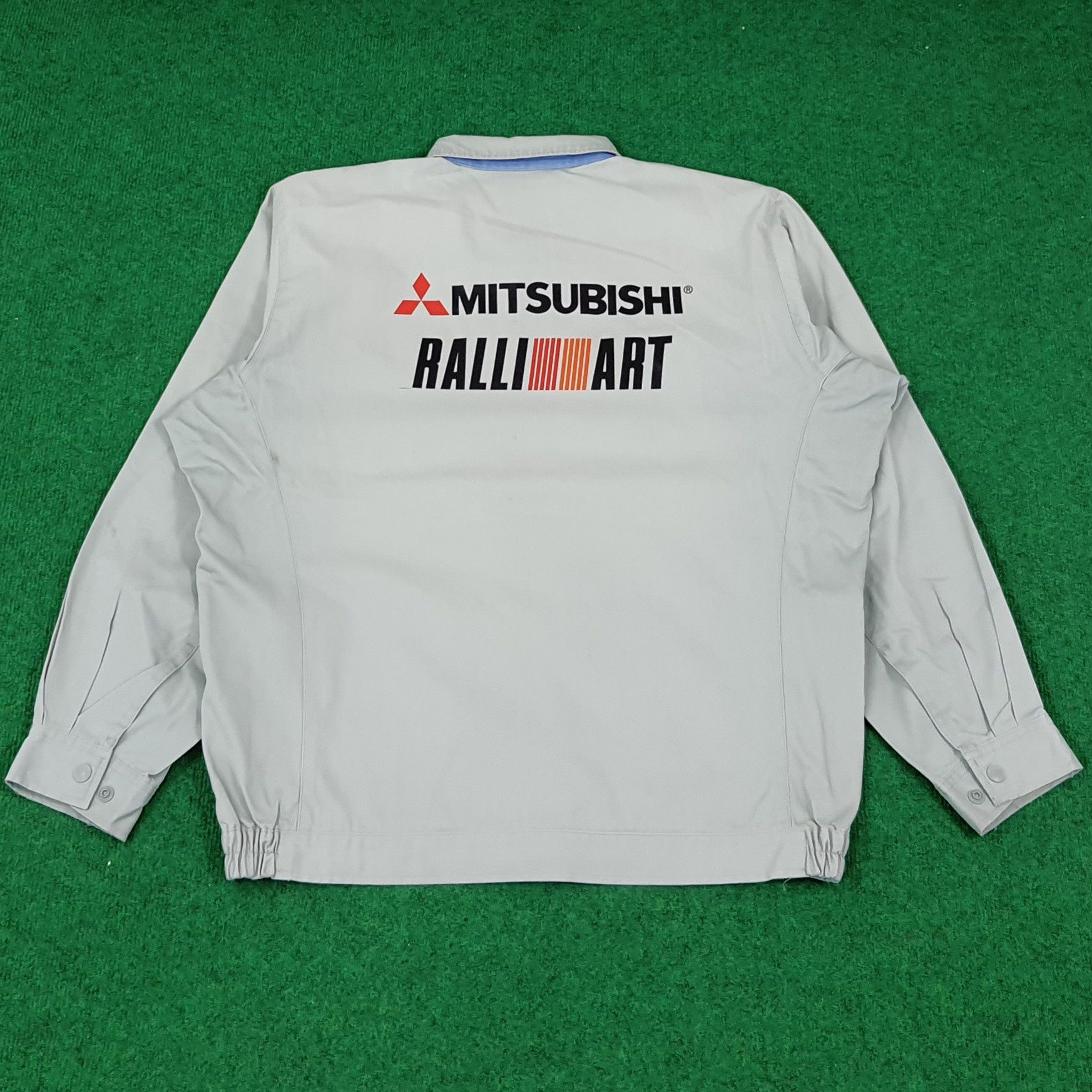 Japanese Brand × Vintage Vintage Mitsubishi Ralli Art Japan Racing Motorsports Jacket Size US XL / EU 56 / 4 - 1 Thumbnail
