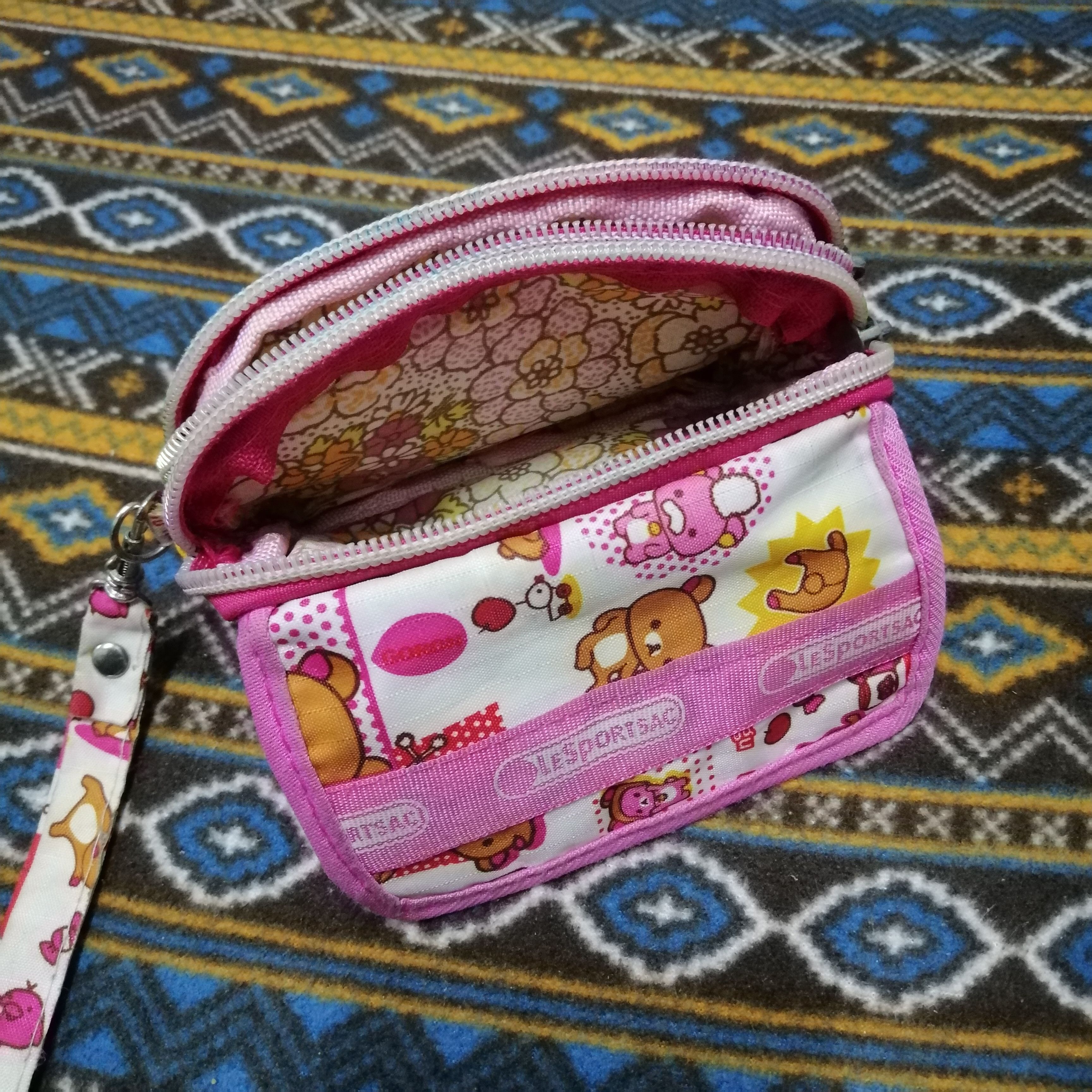 Japanese Brand Lesportsac X Rilakkuma Key Case & Coin Slot Purse Size ONE SIZE - 8 Thumbnail
