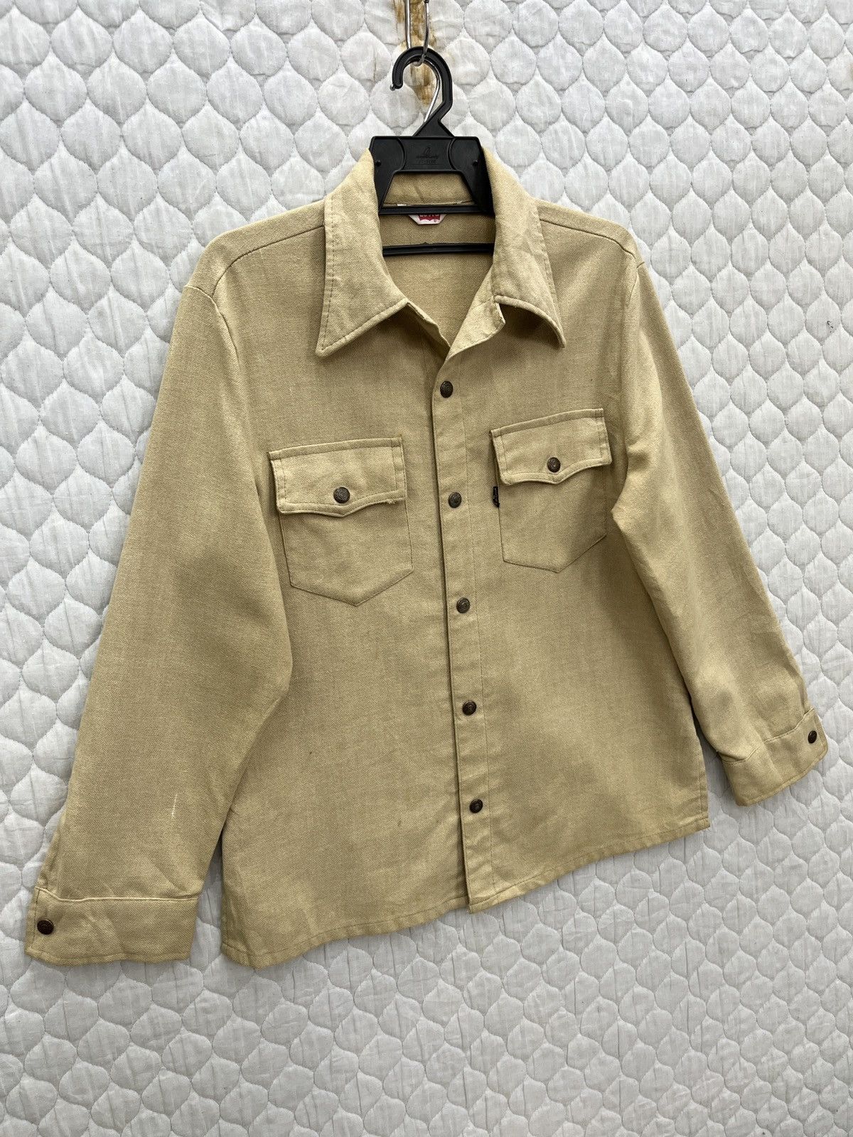Levi's 🔥🔥🔥VINTAGE 70’s LEVIS BIG E JACKET SHIRTS Size US S / EU 44-46 / 1 - 3 Thumbnail