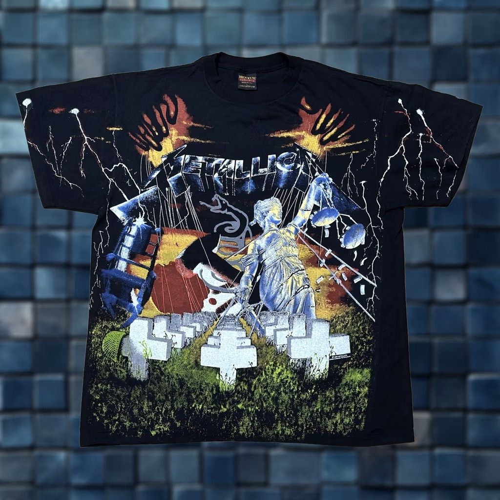 Brockum × Metallica × Vintage METALLICA 1991 BROCKUM BAND T-SHIRT