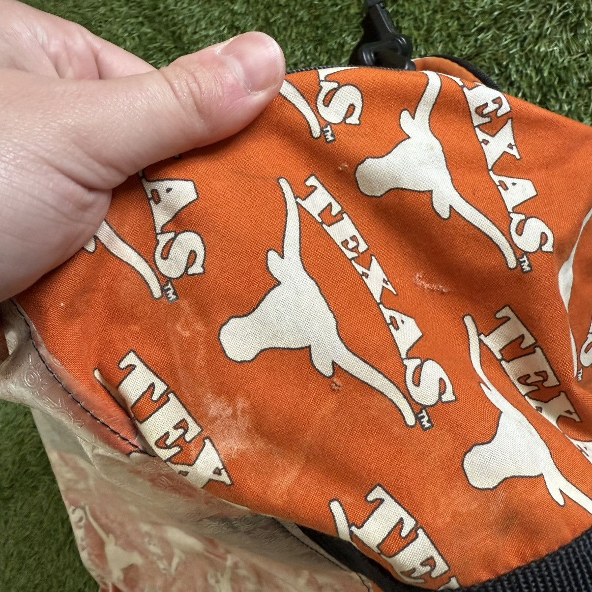 Vintage Vintage Texas Longhorns Duffle Bag Orange Broad Bay Cotton Size ONE SIZE - 11 Thumbnail