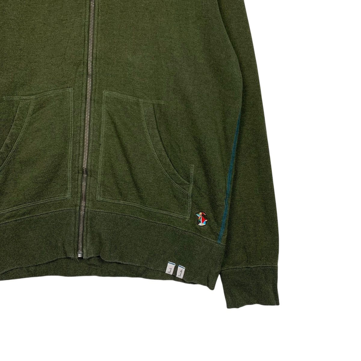 Paul Smith PAUL SMITH Turtleneck Green Zipper Sweater #2208-C97 Size US L / EU 52-54 / 3 - 4 Thumbnail