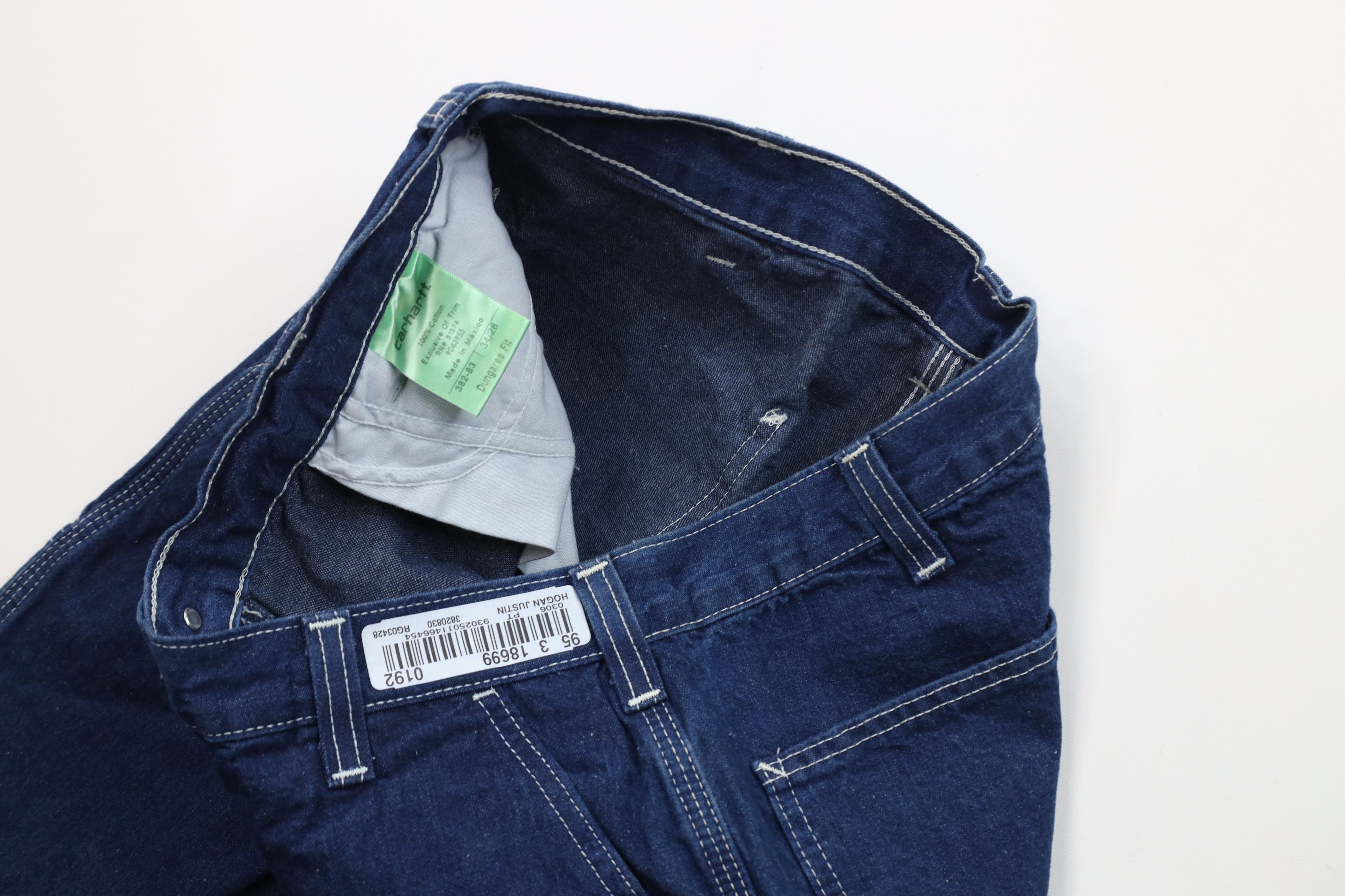 Carhartt Vintage Y2K Carhartt Workwear Wide Leg Dungaree Denim Jeans Size US 34 / EU 50 - 8 Thumbnail