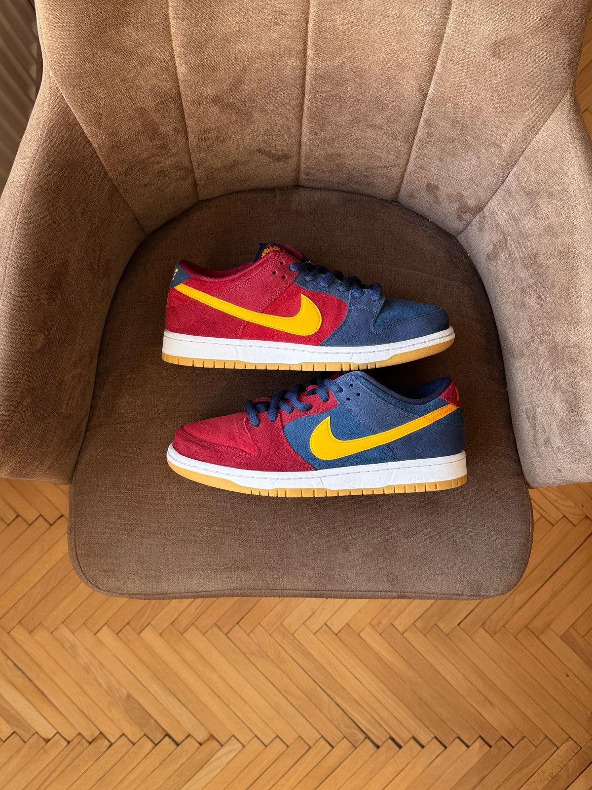Nike Nike SB Dunk Low “Barcelona/Catalonia” Size US 9 / EU 42 - 1 Thumbnail