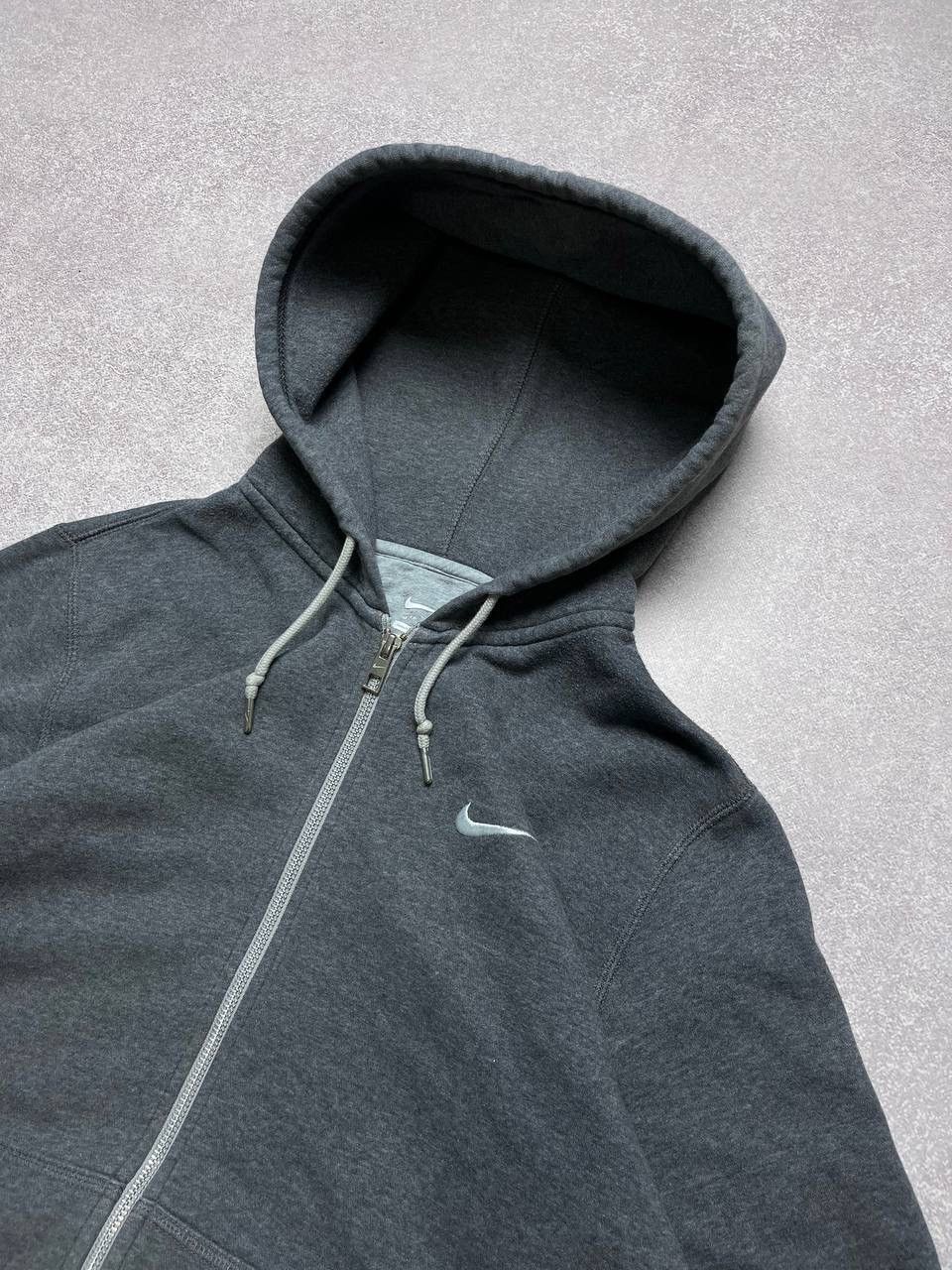Vintage Vintage Nike Swoosh Boxy Zip Hoodie Y2K M Size US M / EU 48-50 / 2 - 2 Thumbnail
