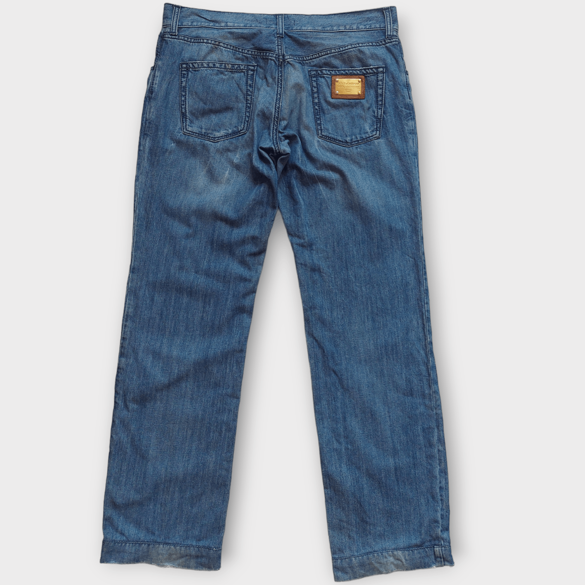 Dolce & Gabbana Dolce & Gabbana Baggy Denim Jeans Size US 34 / EU 50 - 1 Thumbnail