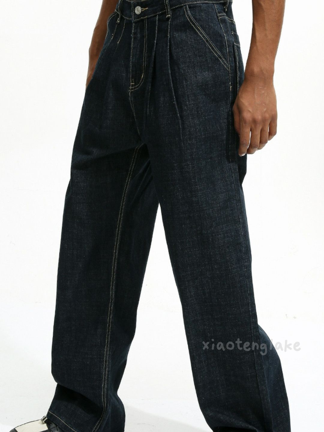 Designer × Jean × Vintage loose baggy utility skate hiphop yuppie jeans Size US 30 / EU 46 - 6 Thumbnail